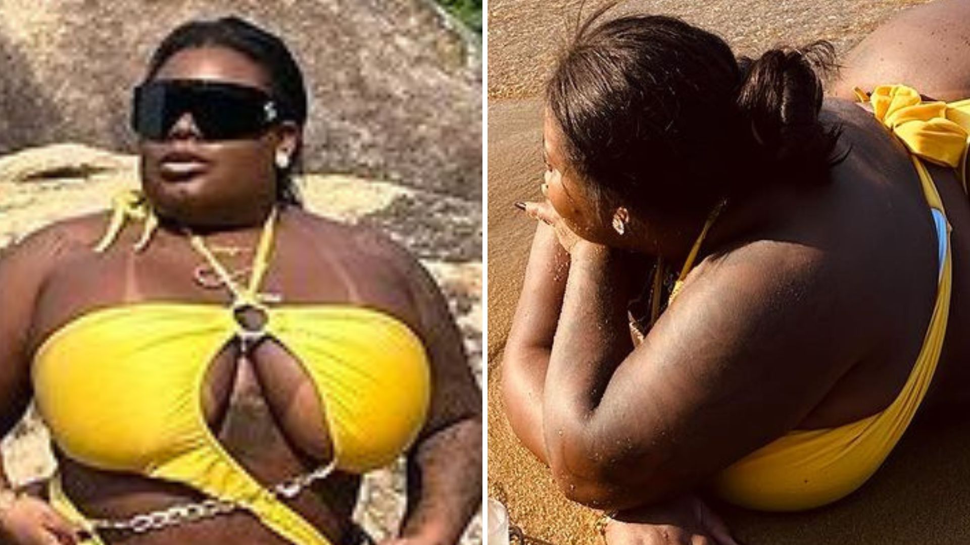 Jojo Todynho atiça de fio-dental fluorecente e mostra bumbum pós-bariátrica: “Rainha”