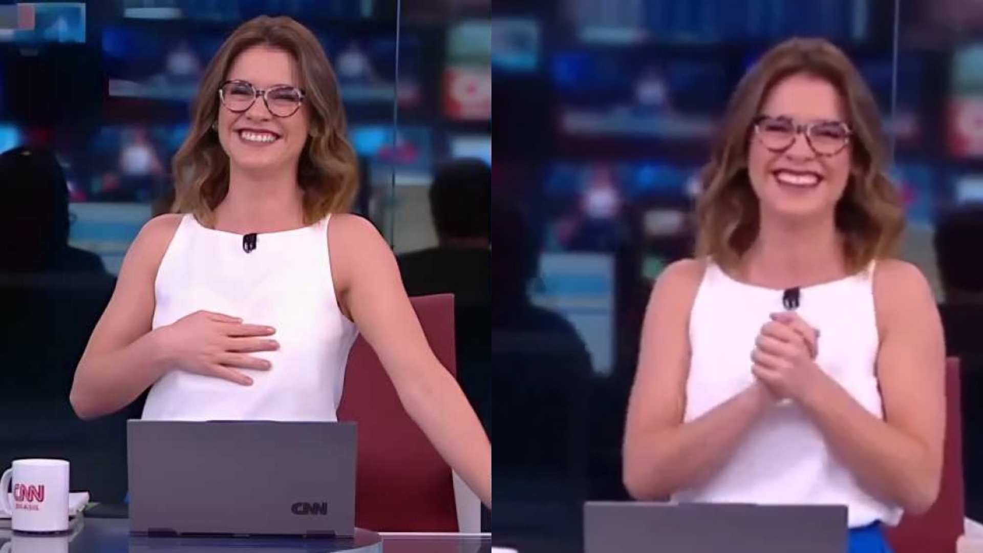 Não segurou! Jornalista da CNN tem crise de riso durante mátéria: “Tem intervalo?”