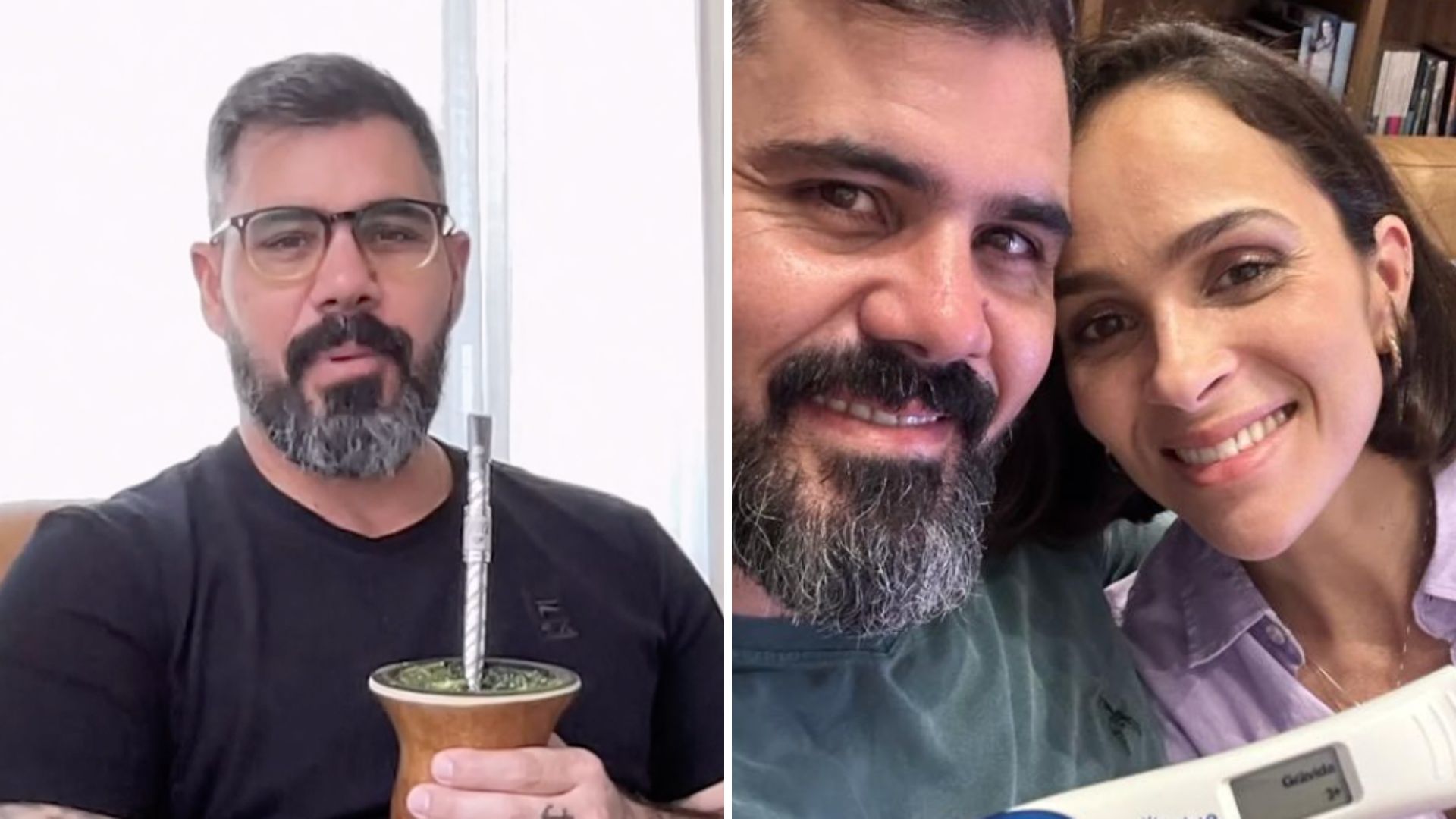 No ‘Encontro’, Juliano Cazarré explica por que não evita gravidez: “Nossa postura”