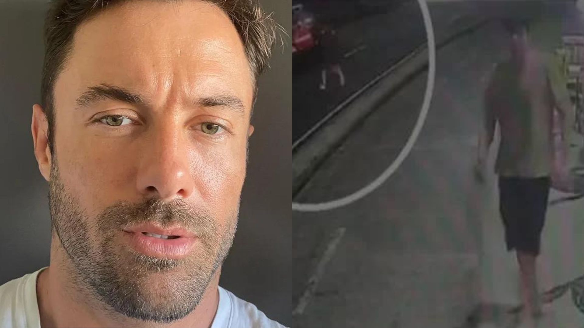 Imagens inéditas mostram Kayky Brito quase sendo atropelado por outro carro antes do acidente