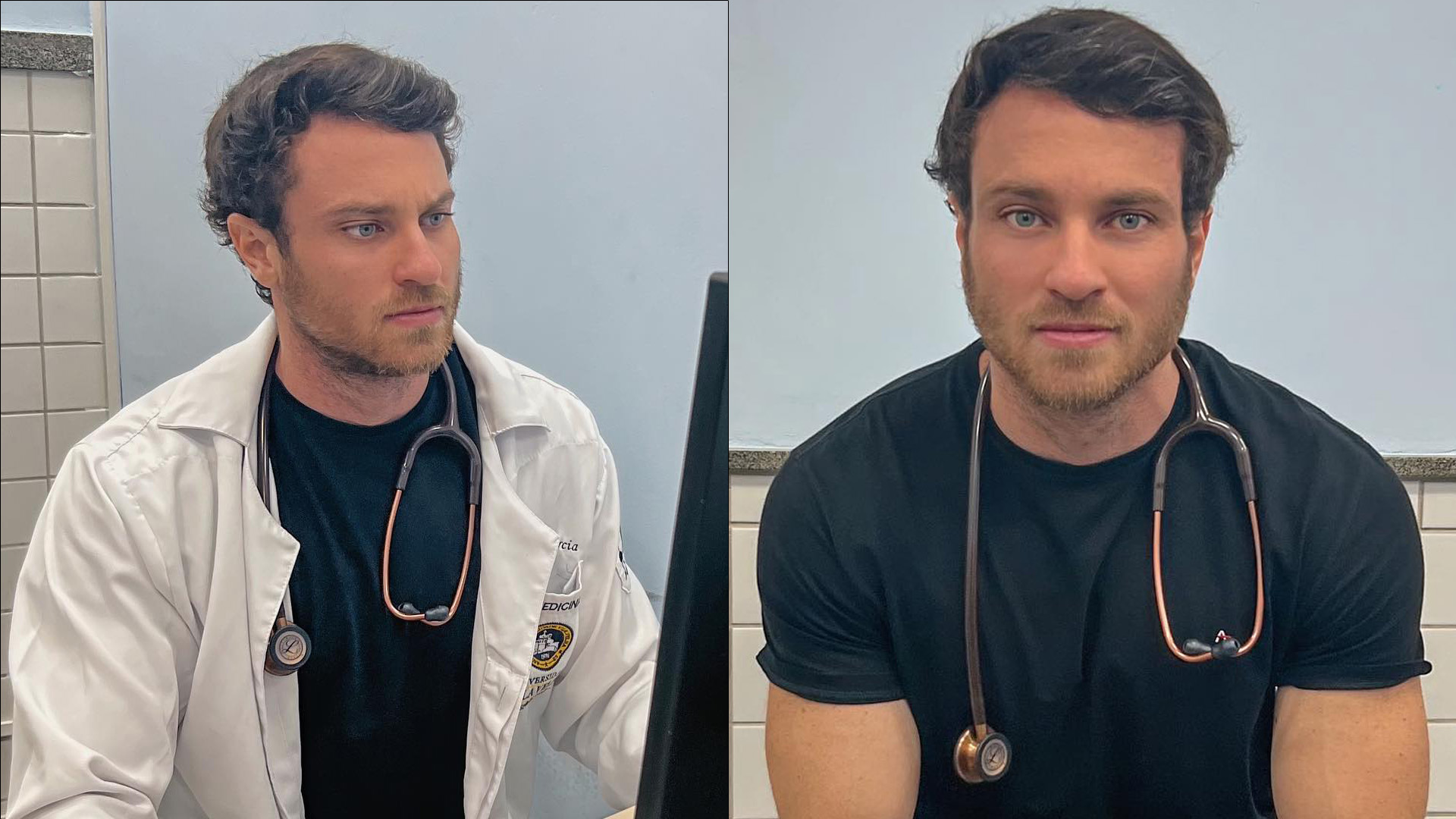 Estudante de Medicina, ex-BBB Lucas Bissoli atende pacientes através do SUS: “Propósito”