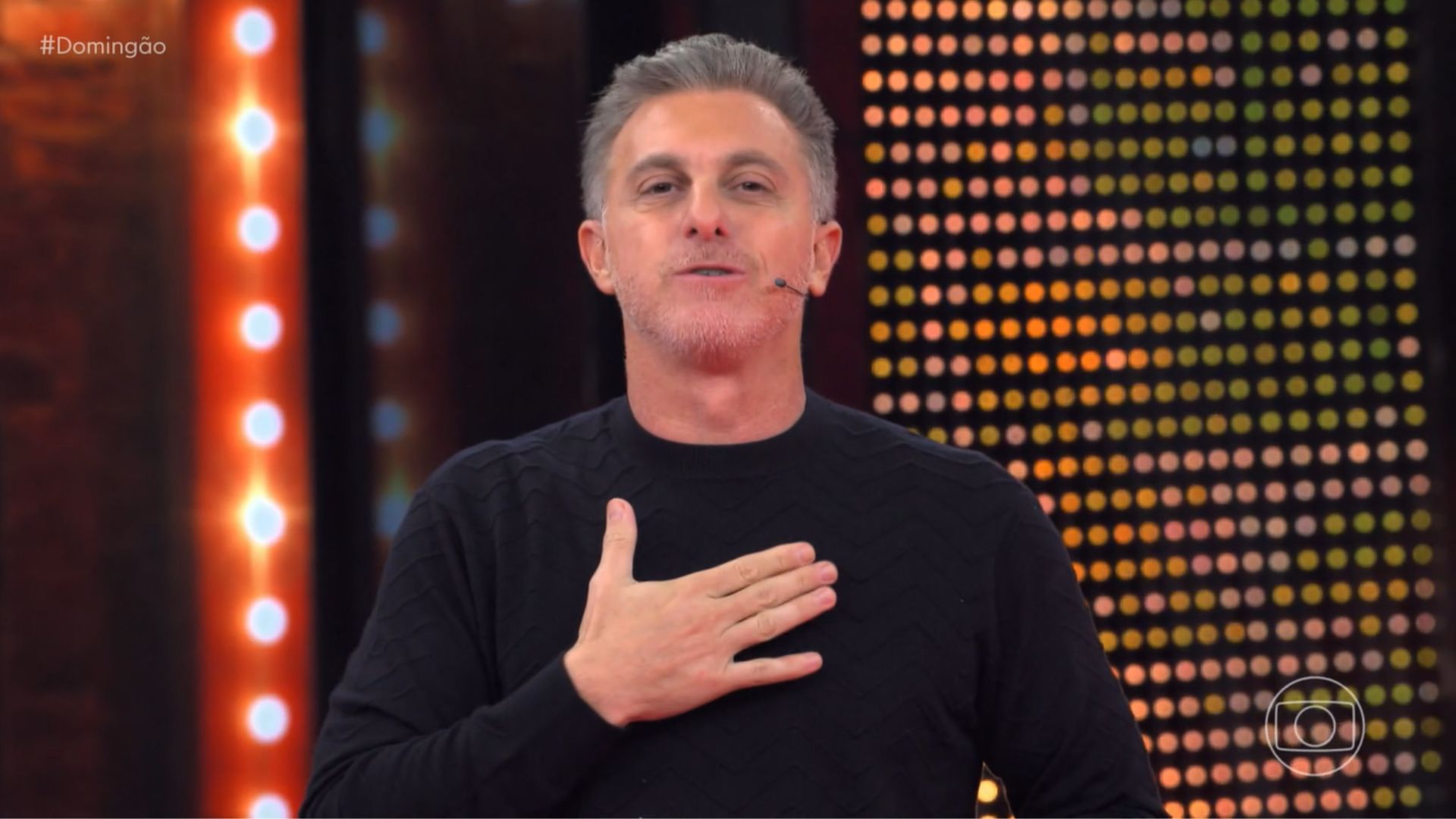 Luciano Huck manda recado para Faustão no ‘Domingão’: “Que sua saúde recobre”