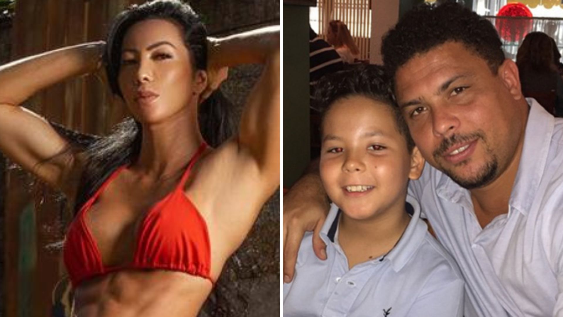 Mãe do filho de Ronaldo Fenômeno passa mal em campeonato de fisioculturismo: “Sem comer”