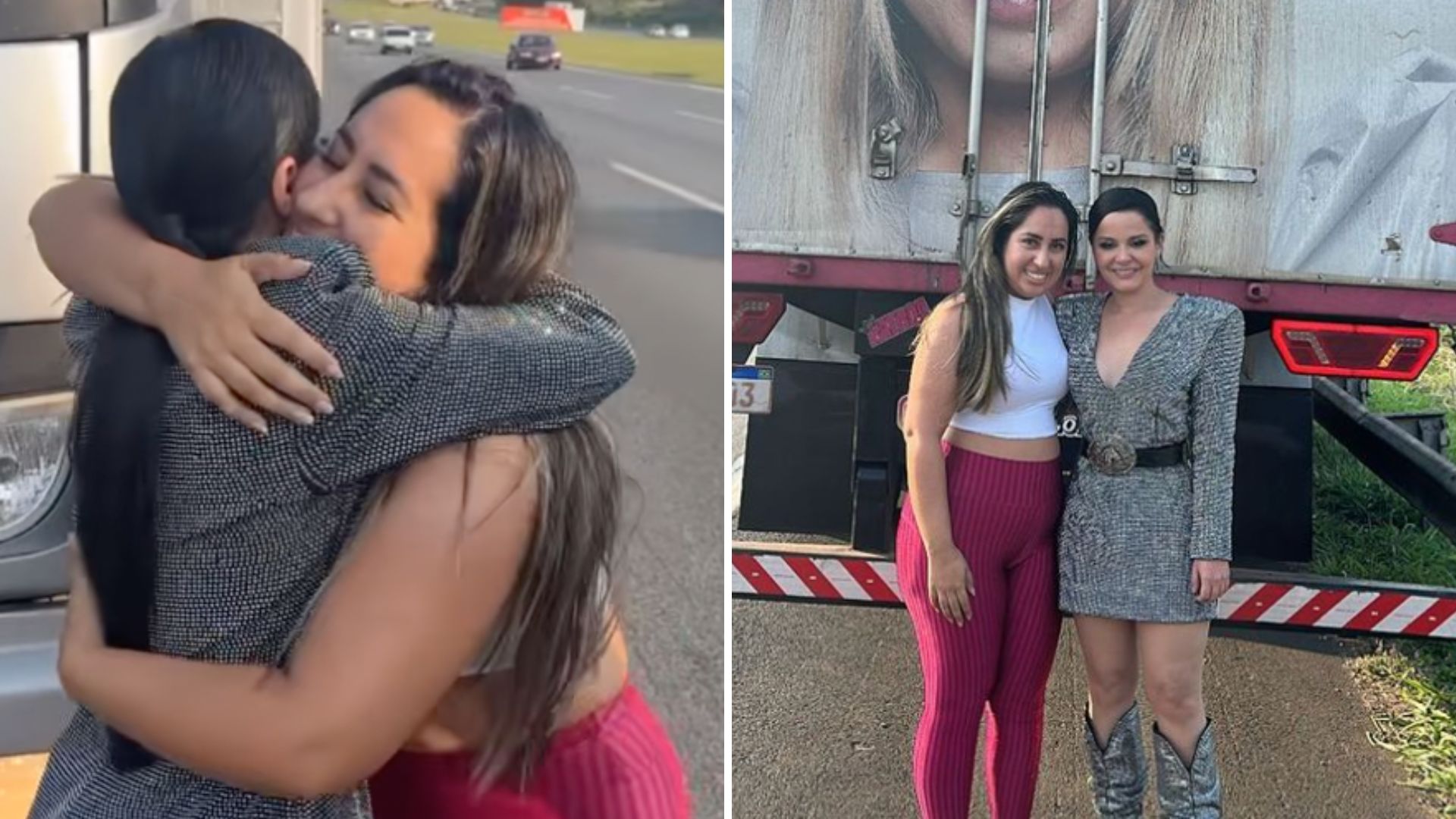 Maraísa para caminhão no meio da estrada ao ver homenagem para Marília Mendonça: “Sonho”