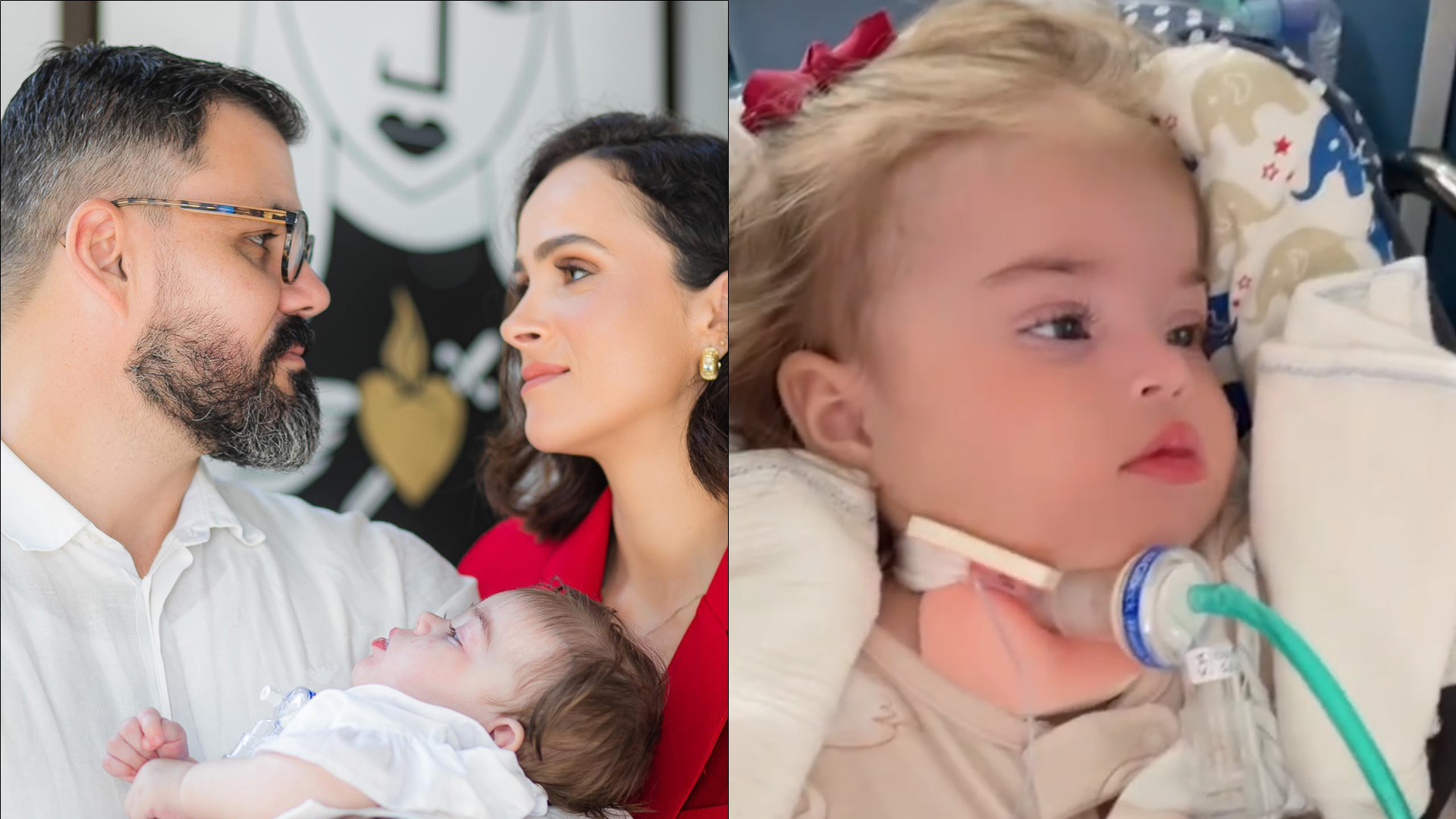 Filha de Juliano Cazarré dá entrada na UTI às pressas: “Não passou bem”
