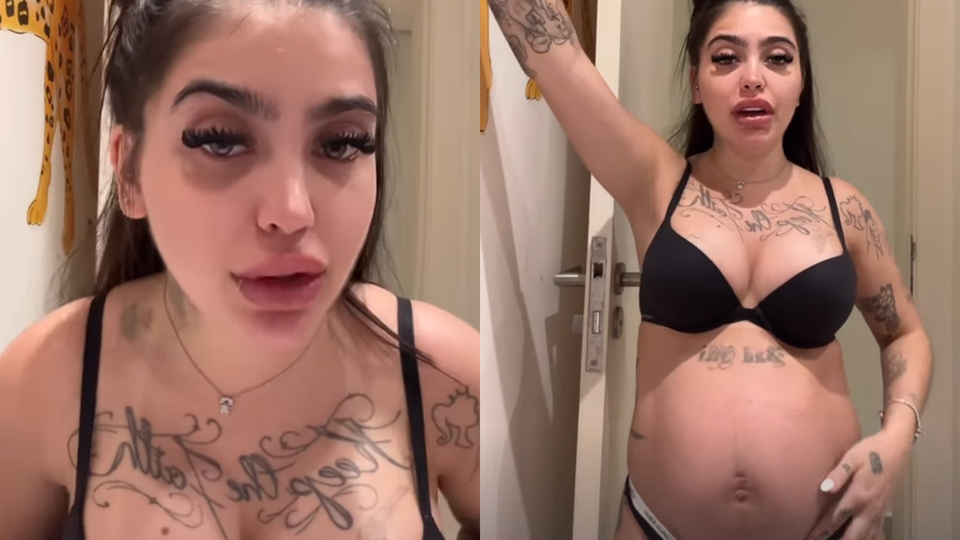 MC Mirella expõe mudanças no corpo em reta final da primeira gravidez: “Esticou muito”