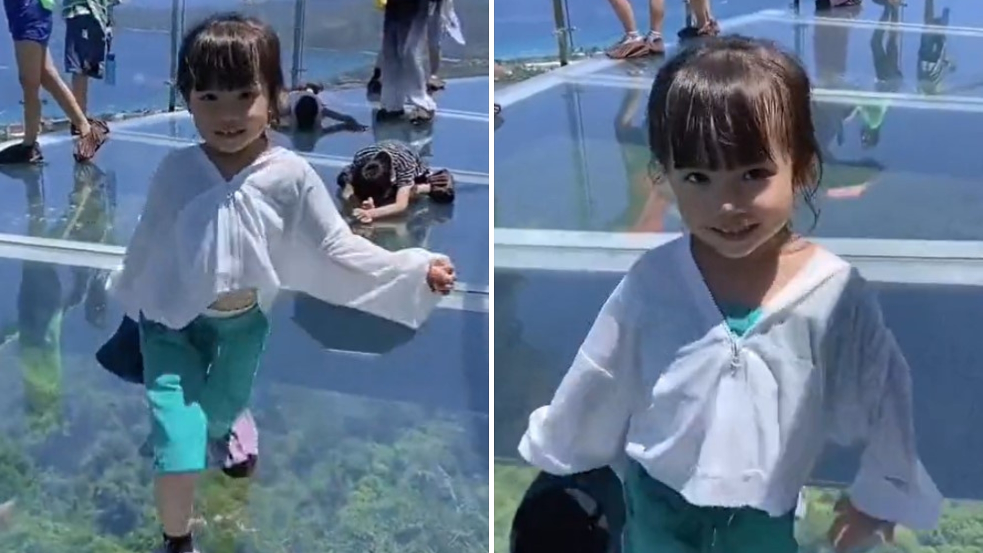 Que carisma! Garotinha viraliza ao desfilar em passarela transparente: “Modelo de nascença”