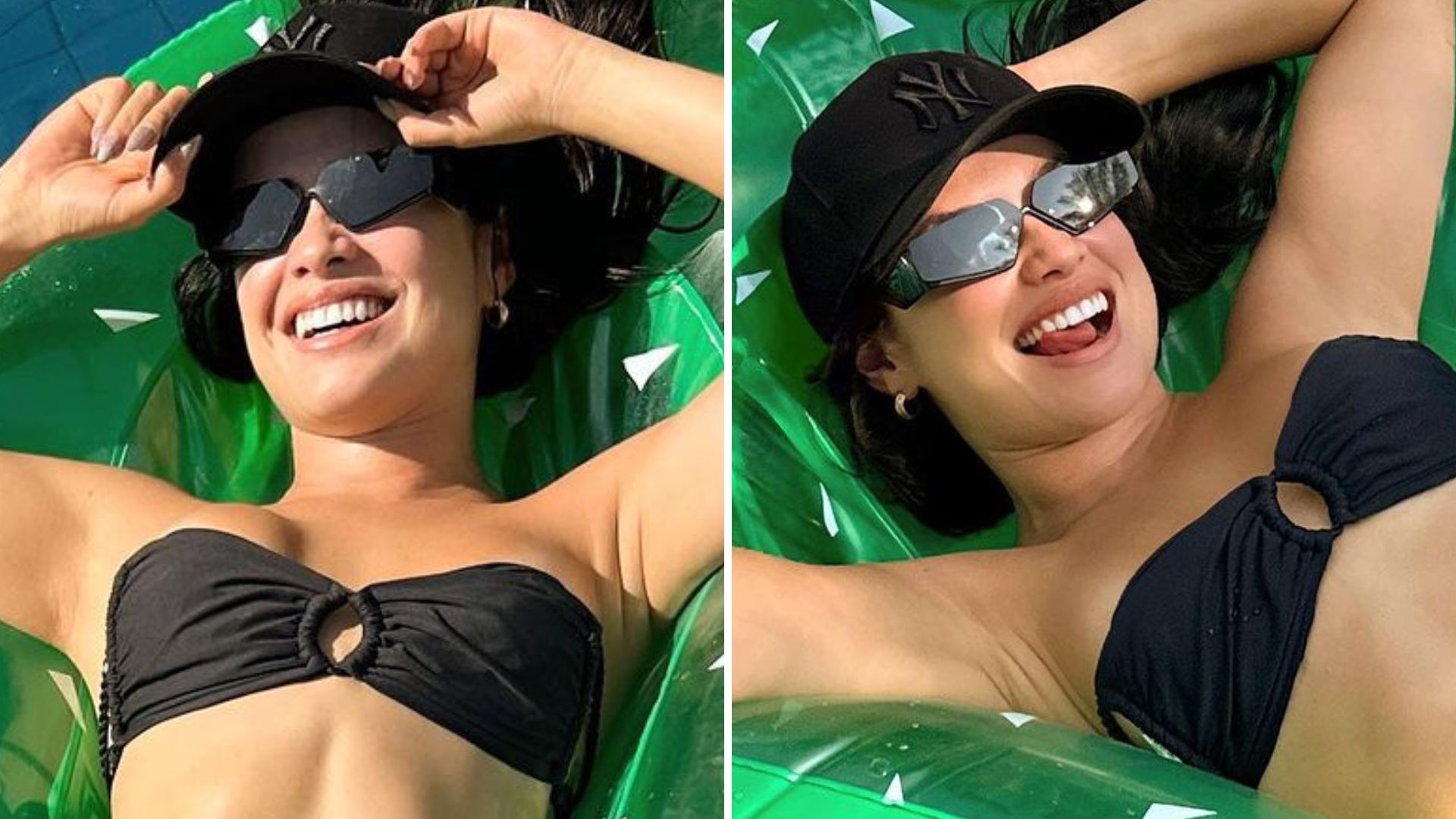 Na piscina, Juliette Freire ostenta barriga sarada apenas de biquíni: “Que corpo”