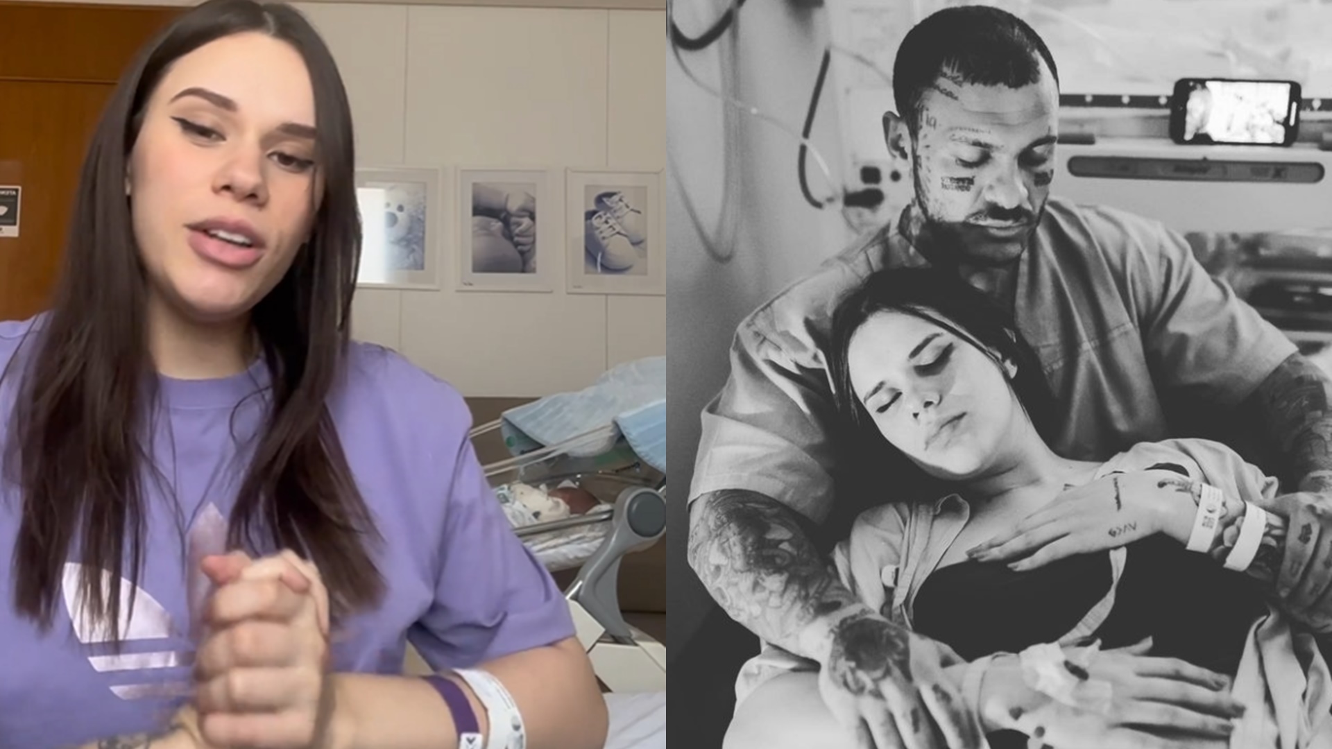 Namorada de Toguro desabafa após dar à luz, ser intubada e perder o útero: “Renasci”