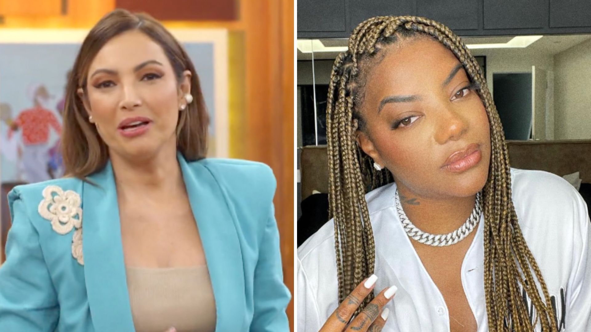 Que situação! Ludmilla falta no ‘Encontro’ e Patrícia Poeta se pronuncia ao vivo