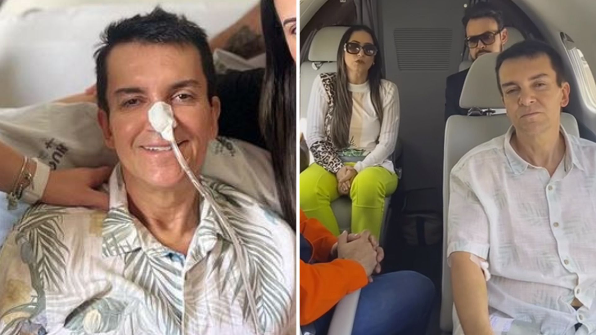 Por que Regis Danese foi transferido de hospital após grave acidente?