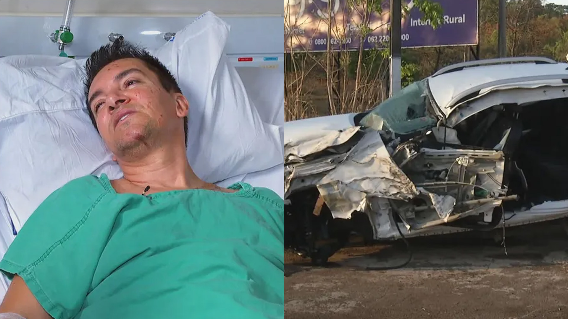 Regis Danese detalha momento exato em que perdeu controle do carro: “Uma distração”