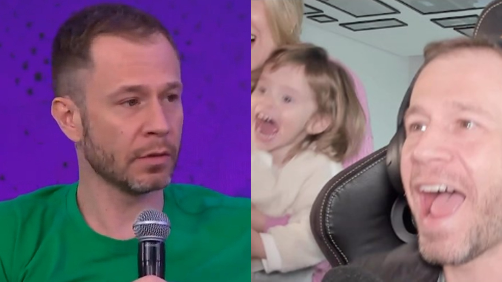 Tiago Leifert entrega estado da filha em luta contra câncer: “Frio na barriga”