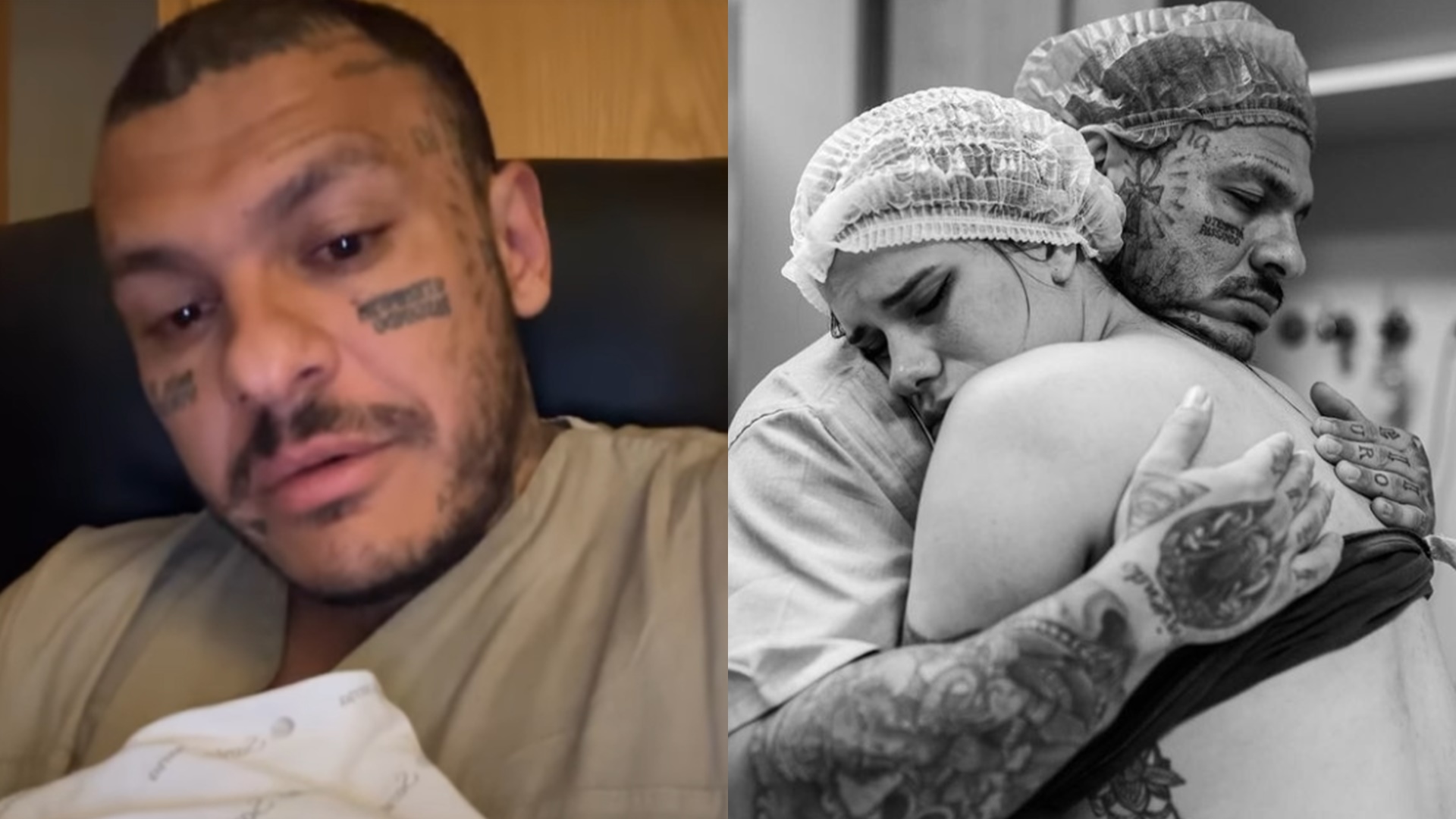 Toguro detalha estado grave da namorada, intubada após parto do filho: “Perdeu o útero”