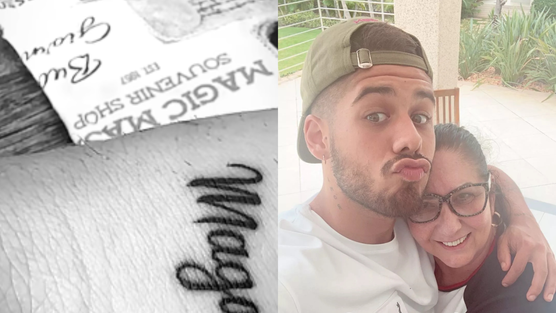 Ué? Zé Felipe faz tatuagem em homenagem à sogra e gera dúvida: “Saiu errada?”