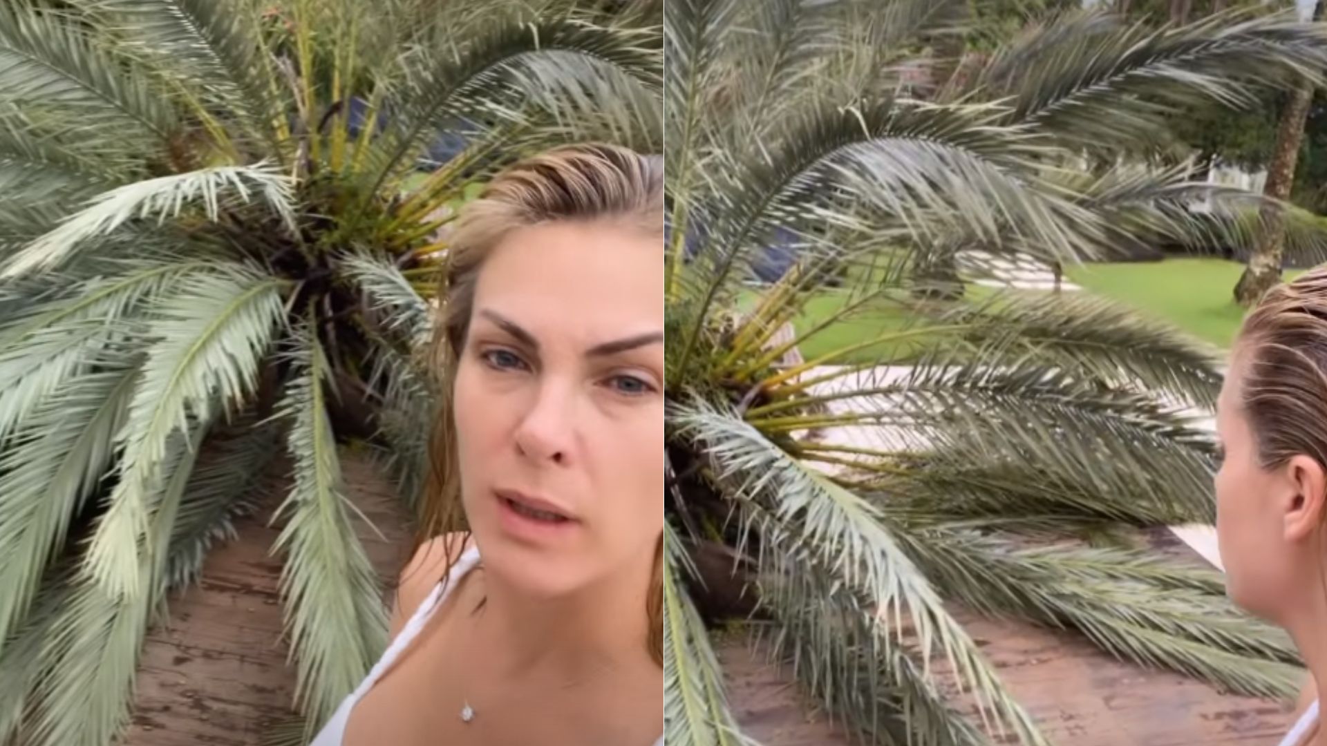 Ana Hickmann vive sufoco em casa após tempestade: ‘Tomei um susto’