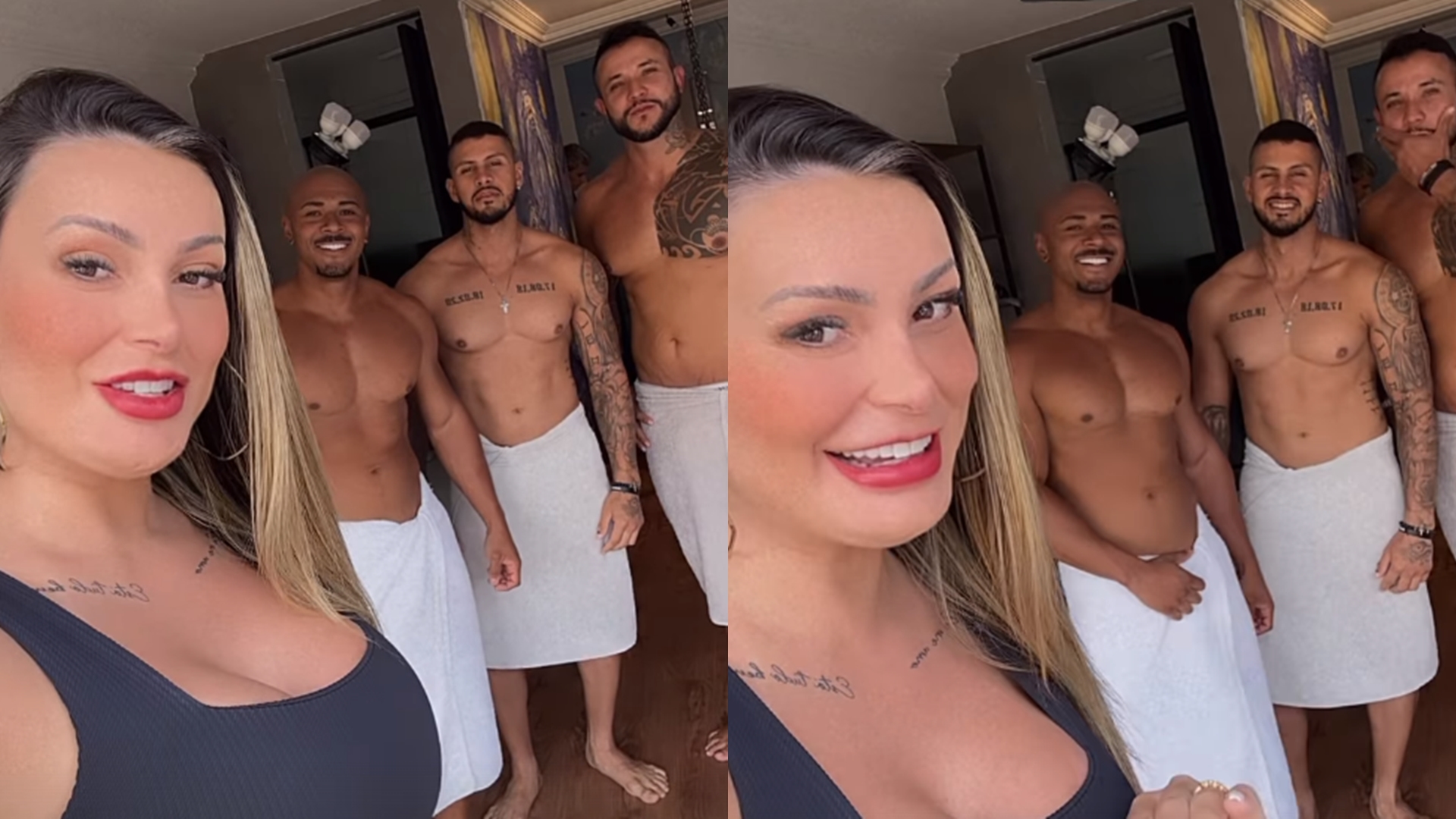 Andressa Urach descreve experiência ao ir para cama com 3 homens: “Em êxtase”