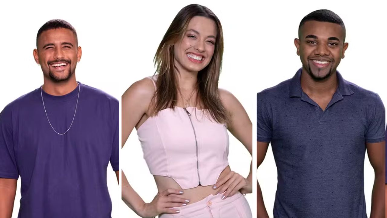 BBB 24: Davi, Beatriz e Pizane formam o terceiro paredão da semana