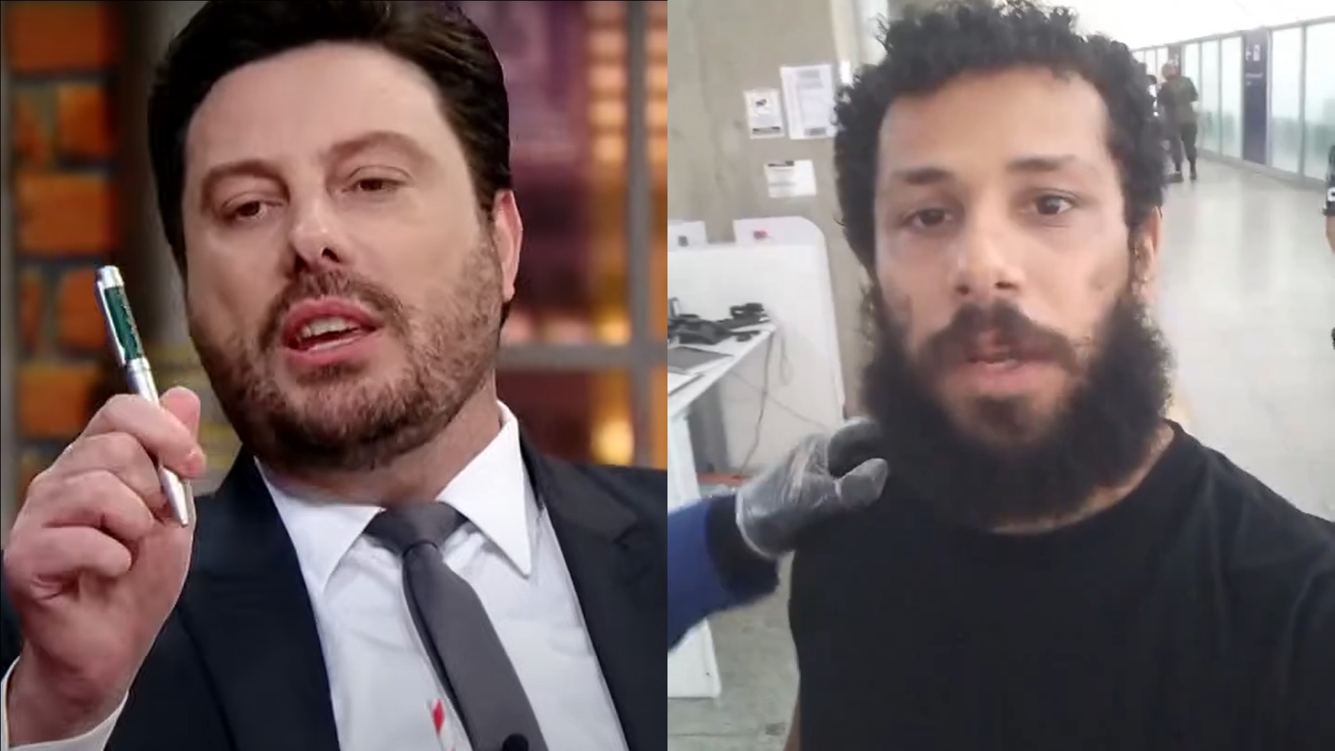 Danilo Gentili debocha de Amaury Lorenzo após denúncia de racismo: “E daí?”
