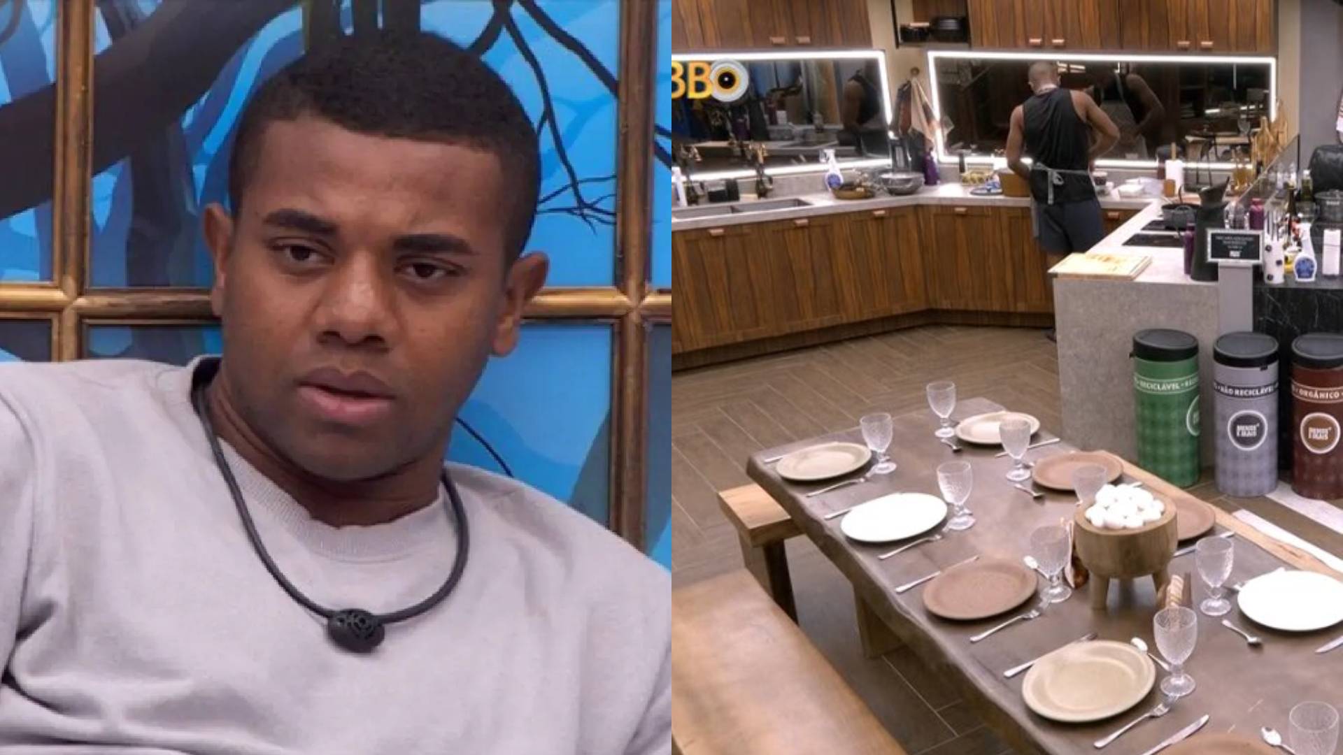 BBB 24: Davi volta atrás, prepara almoço e divide opiniões: “É personagem”