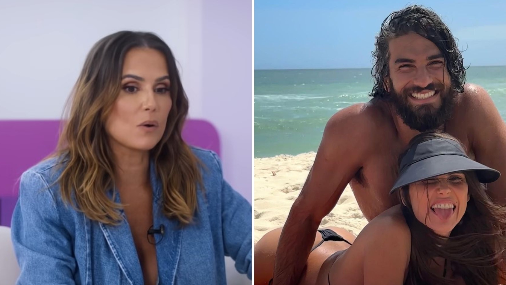 Deborah Secco detalha relacionamento aberto com o marido: “Ser honesto”