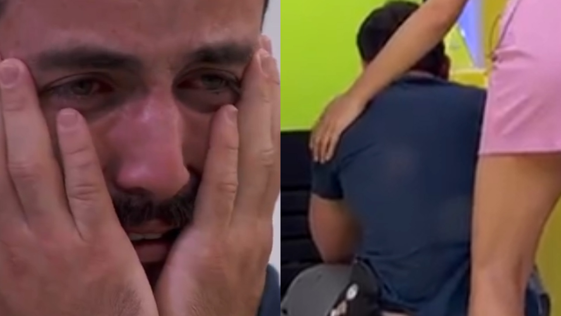 BBB 24: Matteus cai no chão de tanto chorar ao ver os familiares: “Meu anjo”