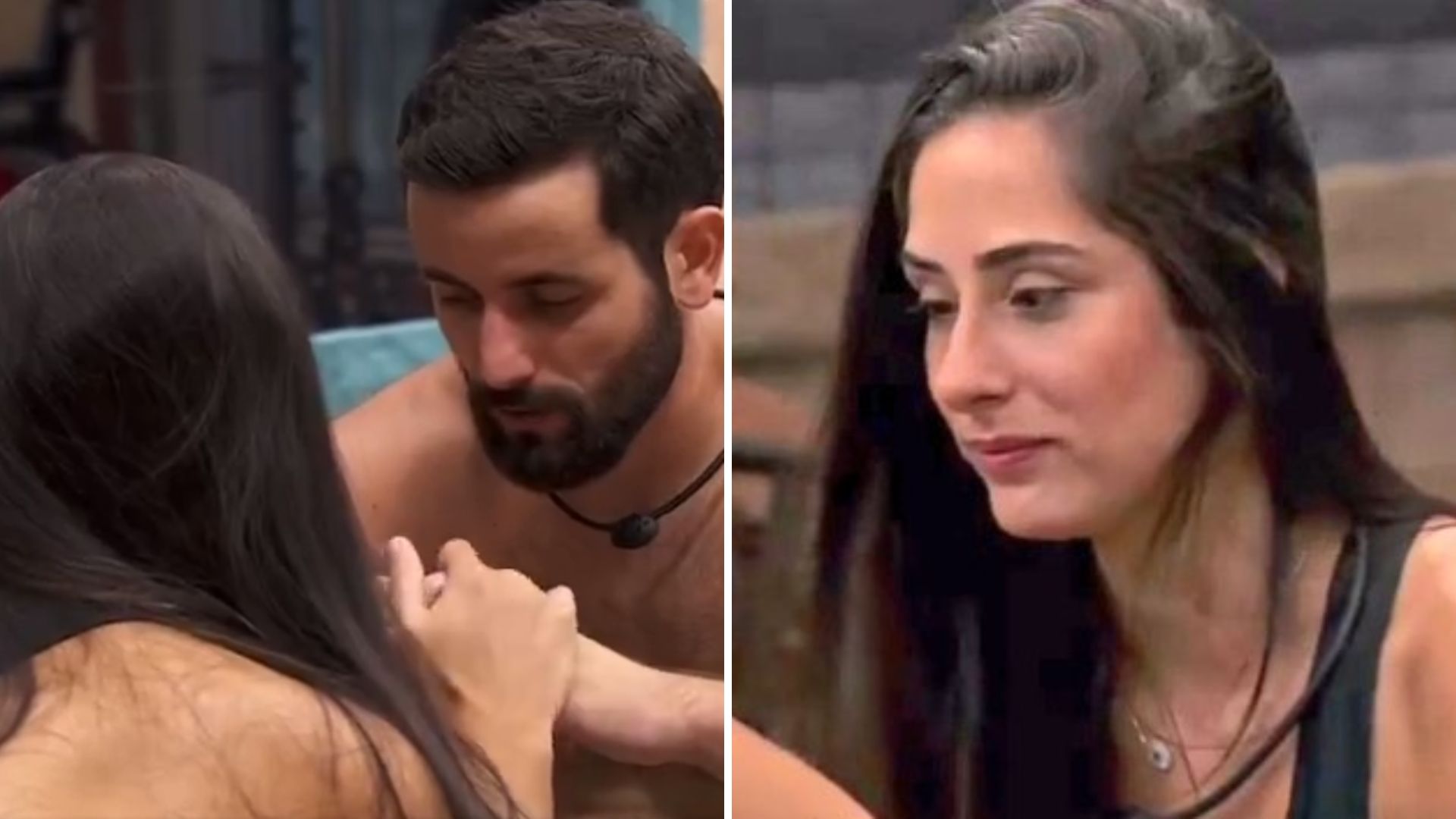 BBB24: Matteus leva bronca em momento a dois com Deniziane: “Apertando”