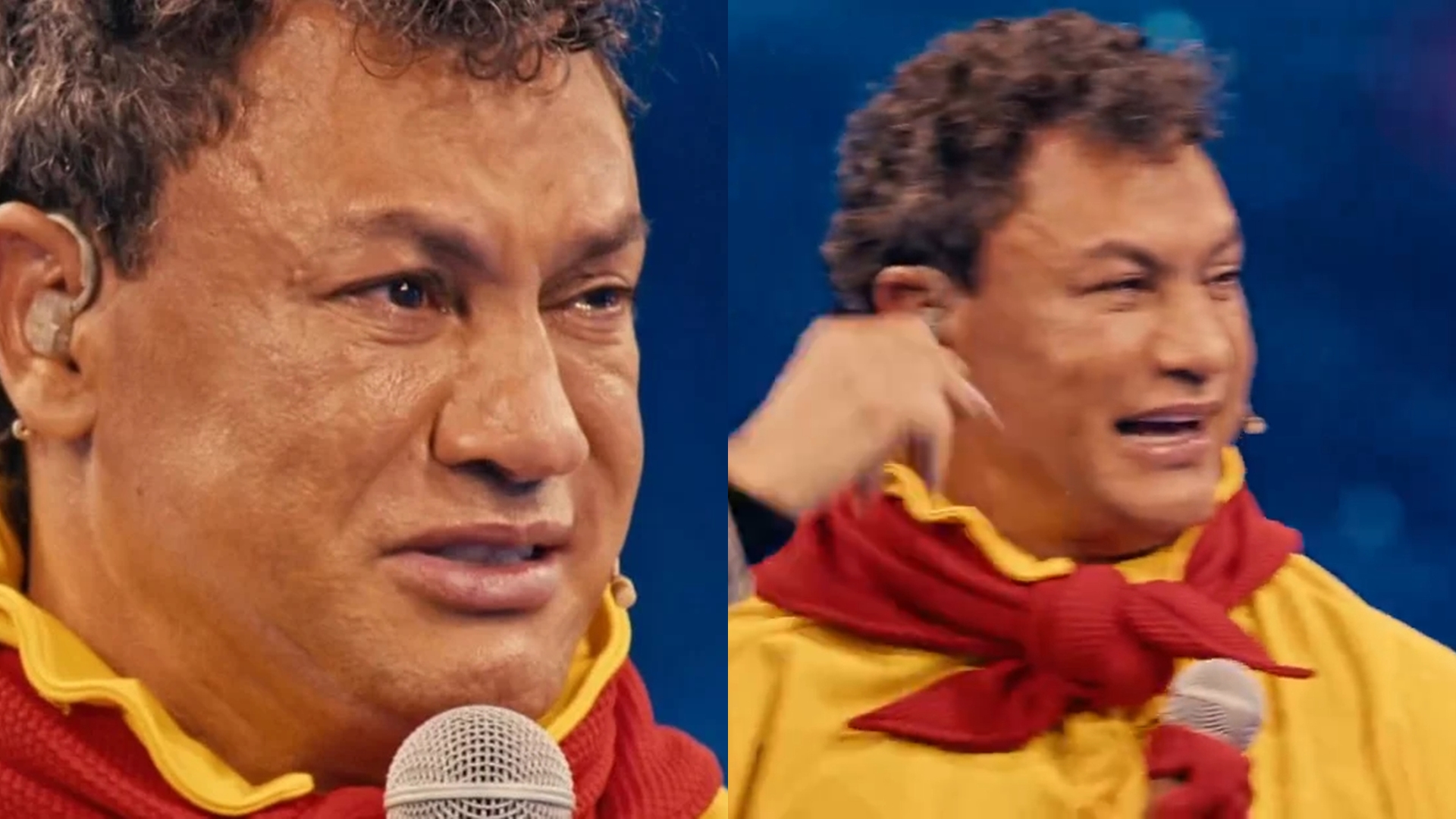 Popó se emociona ao ser eliminado do The Masked Singer: “Já passei fome”
