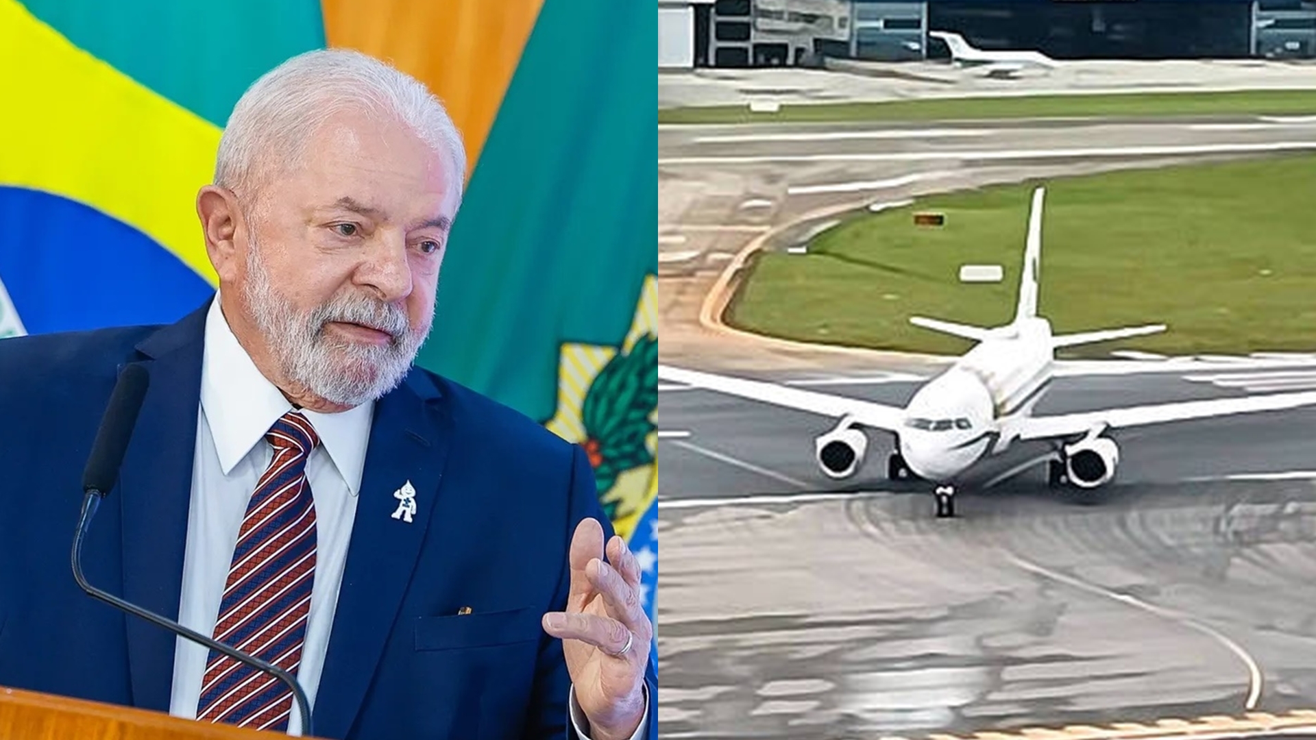 Avião que levava Lula é interrompido pela Força Aérea antes da decolagem