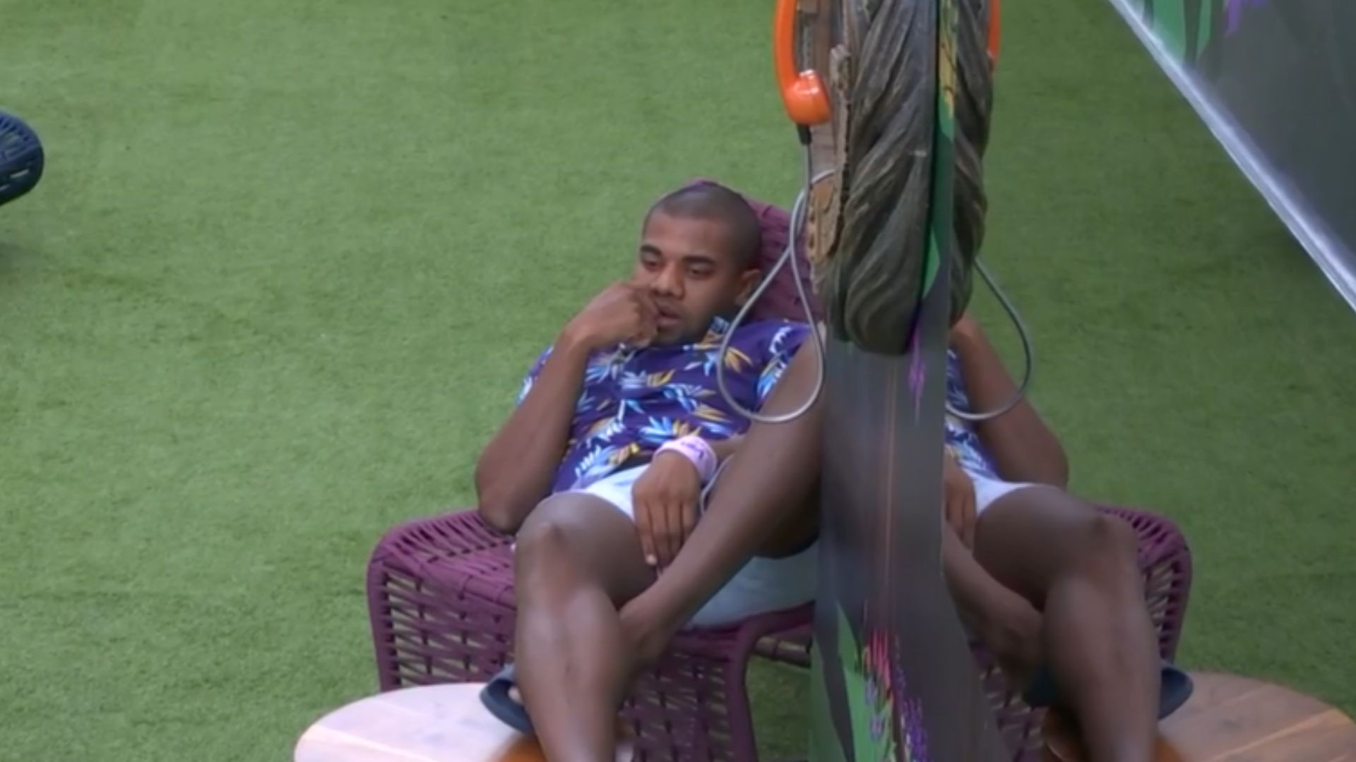 BBB 24: Davi acampa no Big Fone e leva invertida de Marcus Vinicius: “Paredão”