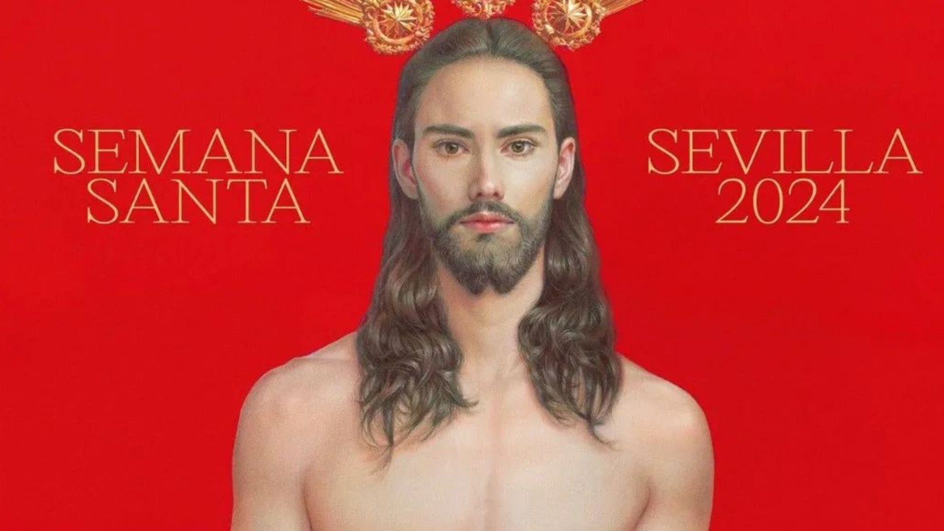 Cartaz gera protestos devido à representação ‘sexualizada’ de Jesus: “Provocar”