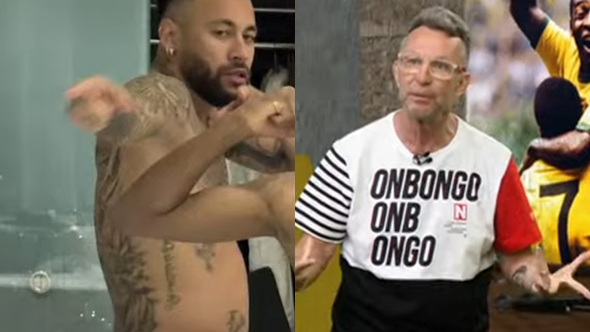 Ao vivo, Craque Neto debocha do peso de Neymar: “Dá para enfiar um dedo”