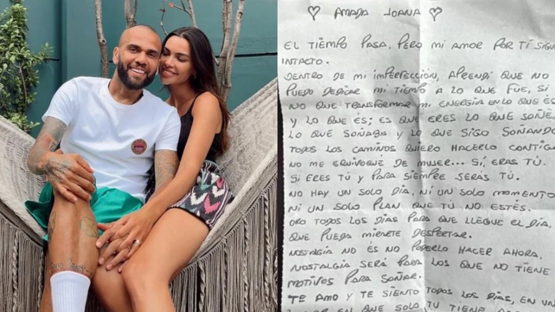 Preso na Espanha, Daniel Alves manda carta para esposa: “Aprendi que não posso”