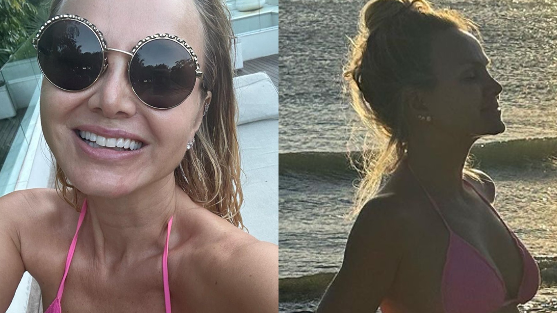 Eliana se refugia na praia e exibe corpo de menina em biquíni PP: “Linda”
