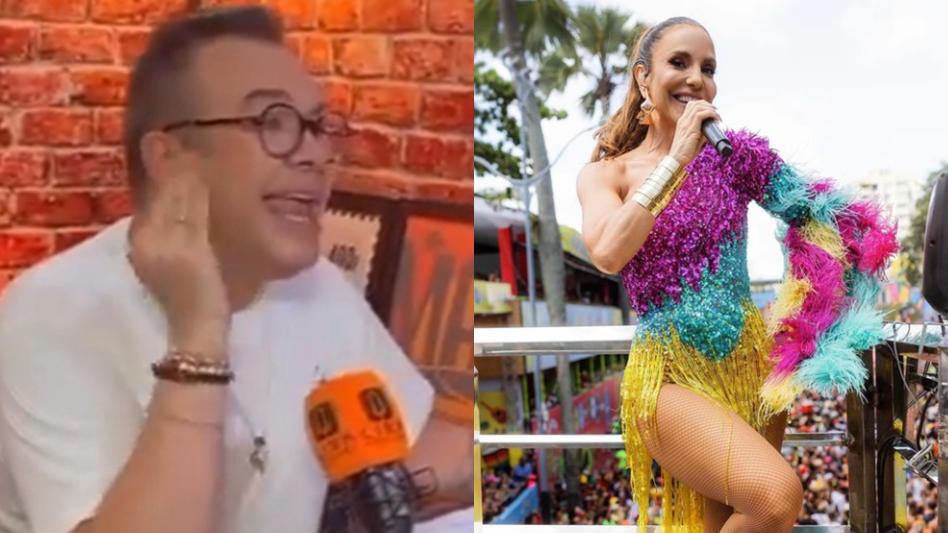 Felipeh Campos fica aos berros e ataca atitude de Ivete Sangalo: “Você foi um lixo”