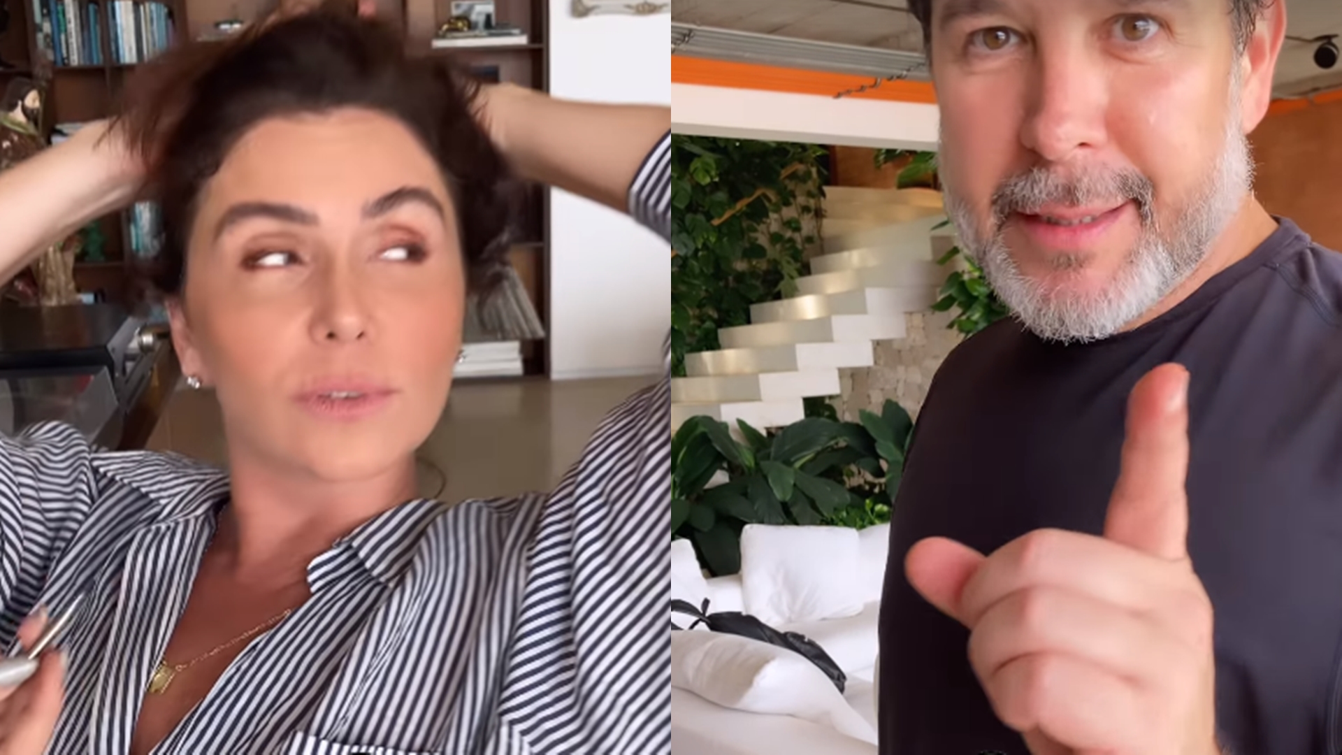 Giovanna Antonelli se explica ao ‘invadir’ casa do ex, Murilo Benício: “Eu preciso”