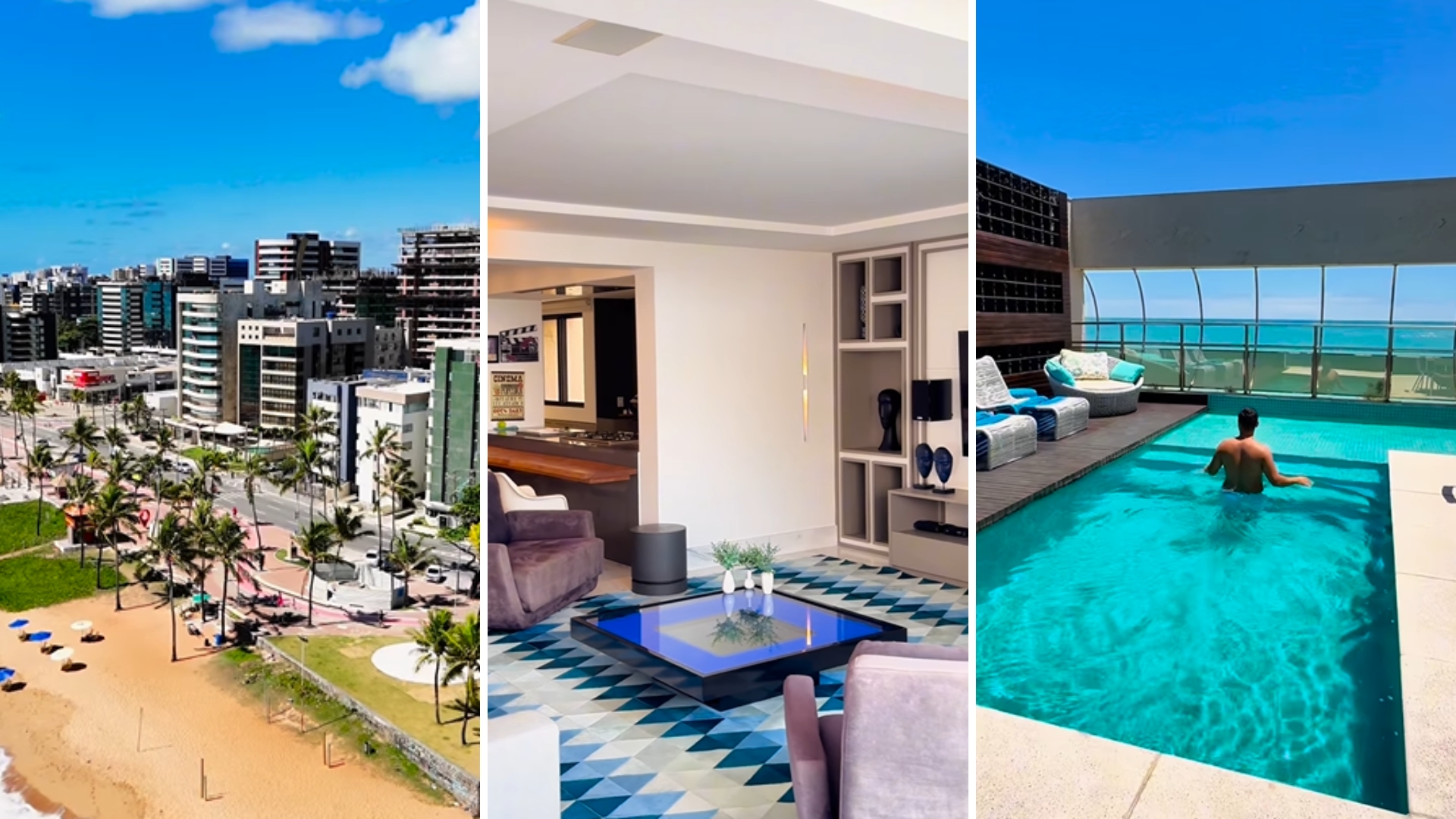 Glória Pires coloca cobertura luxuosíssima beira-mar para alugar; veja fotos!