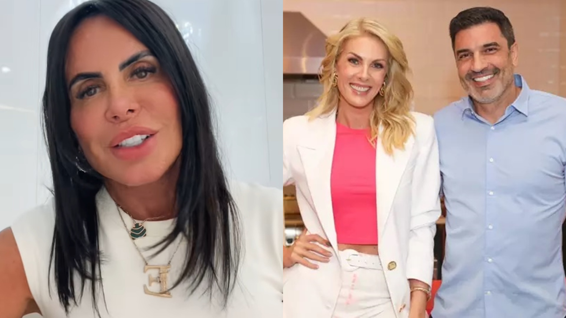 Gretchen demonstra apoio a romance de Ana Hickmann e Edu Guedes: “Curte muito”