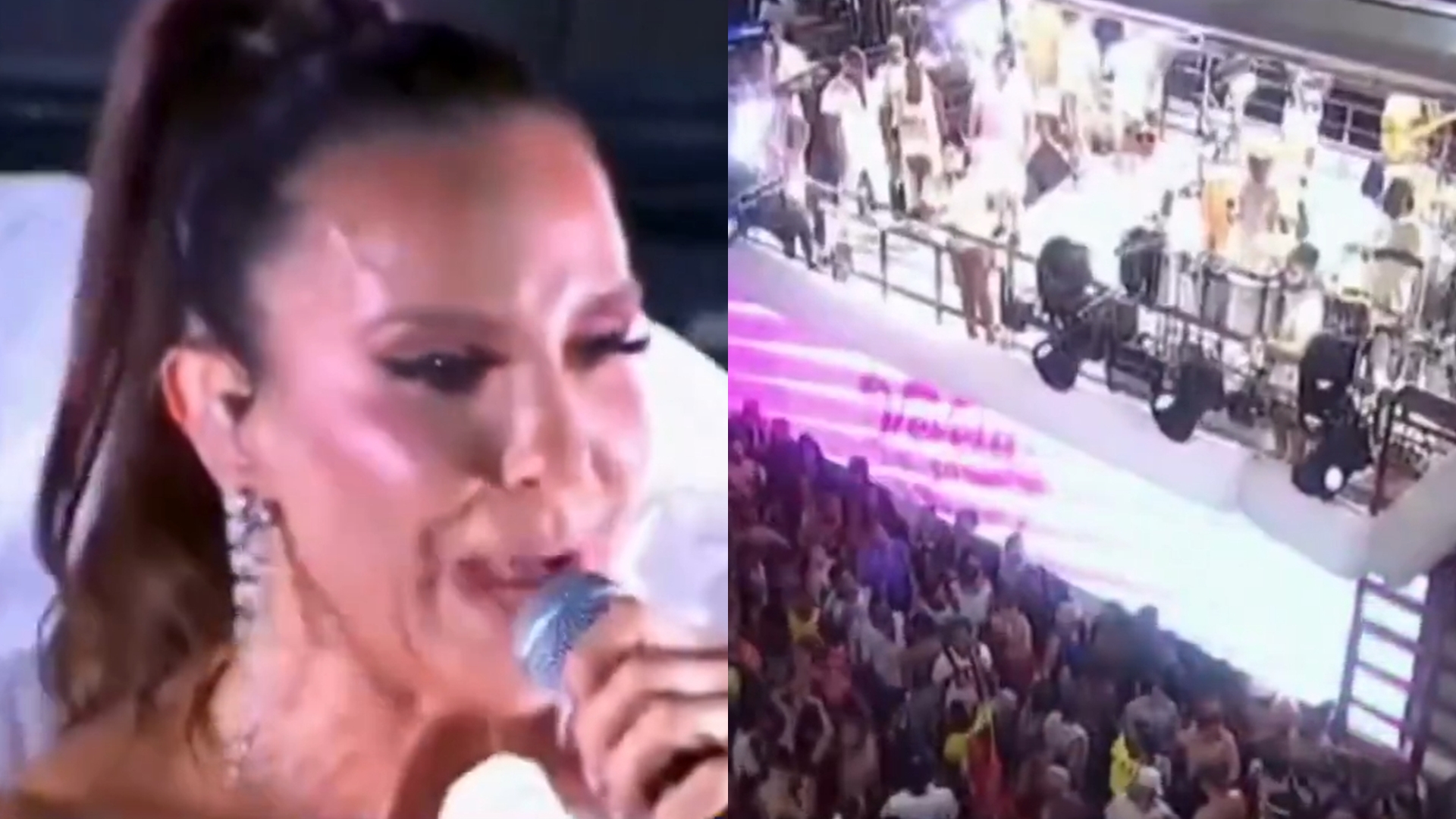 Ivete Sangalo para show em trio elétrico ao ver fã desmaiando: “Calma, respira”