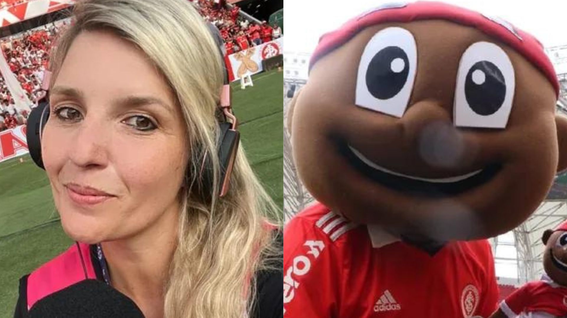 Jornalista desabafa após B.O contra mascote do Inter por assédio: “Pavor”