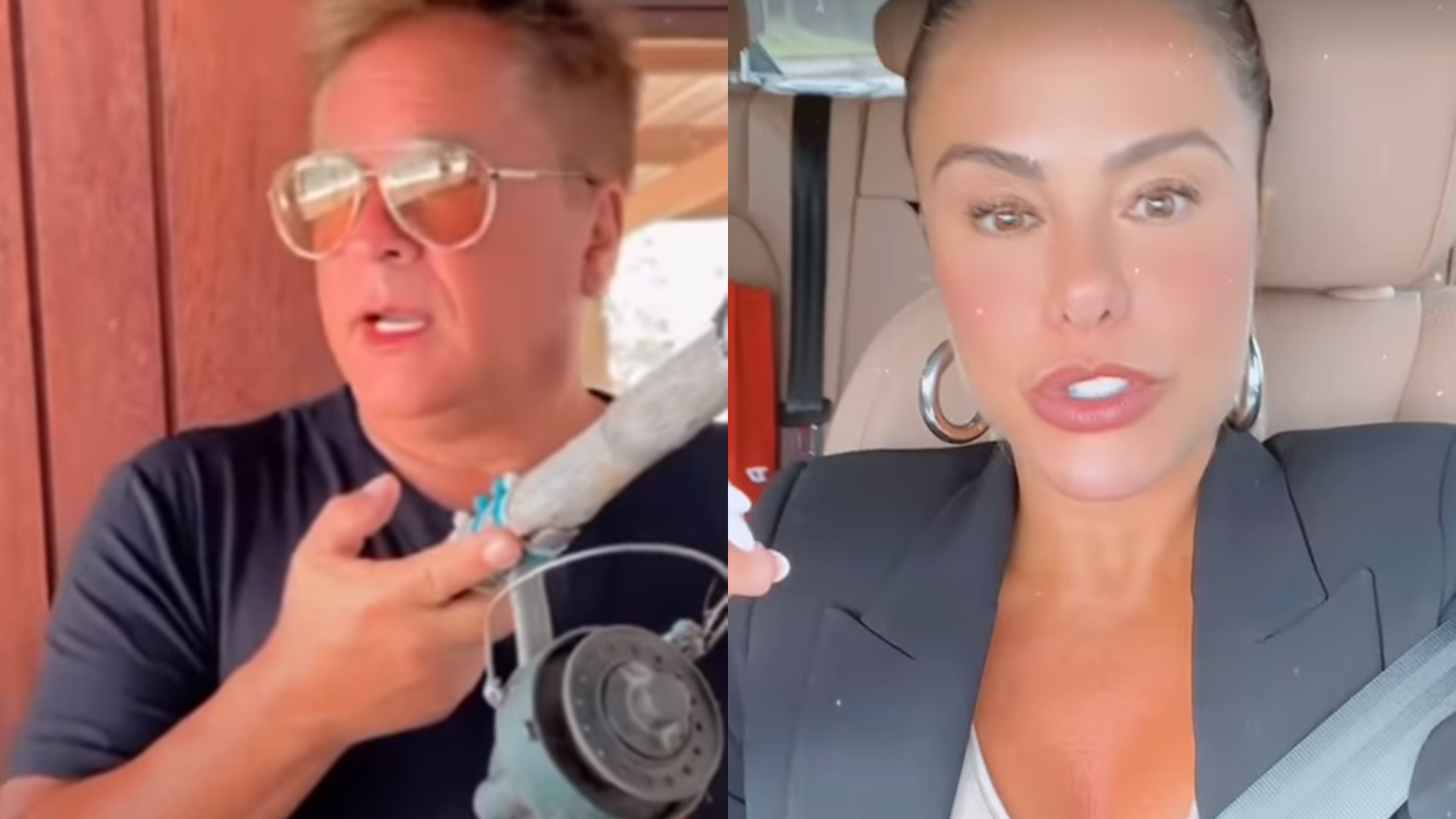 Leonardo quebra o dente durante pescaria e culpa Poliana Rocha: “Jogou praga”