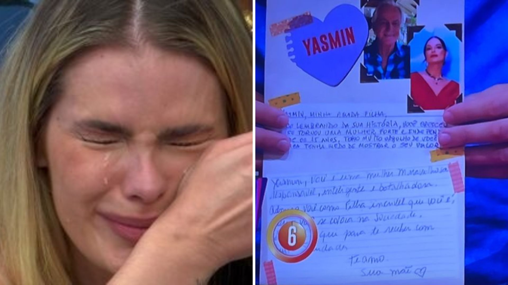 BBB24: Luiza Brunet entrega o que escreveu para filha em carta: “Jamais esqueça”