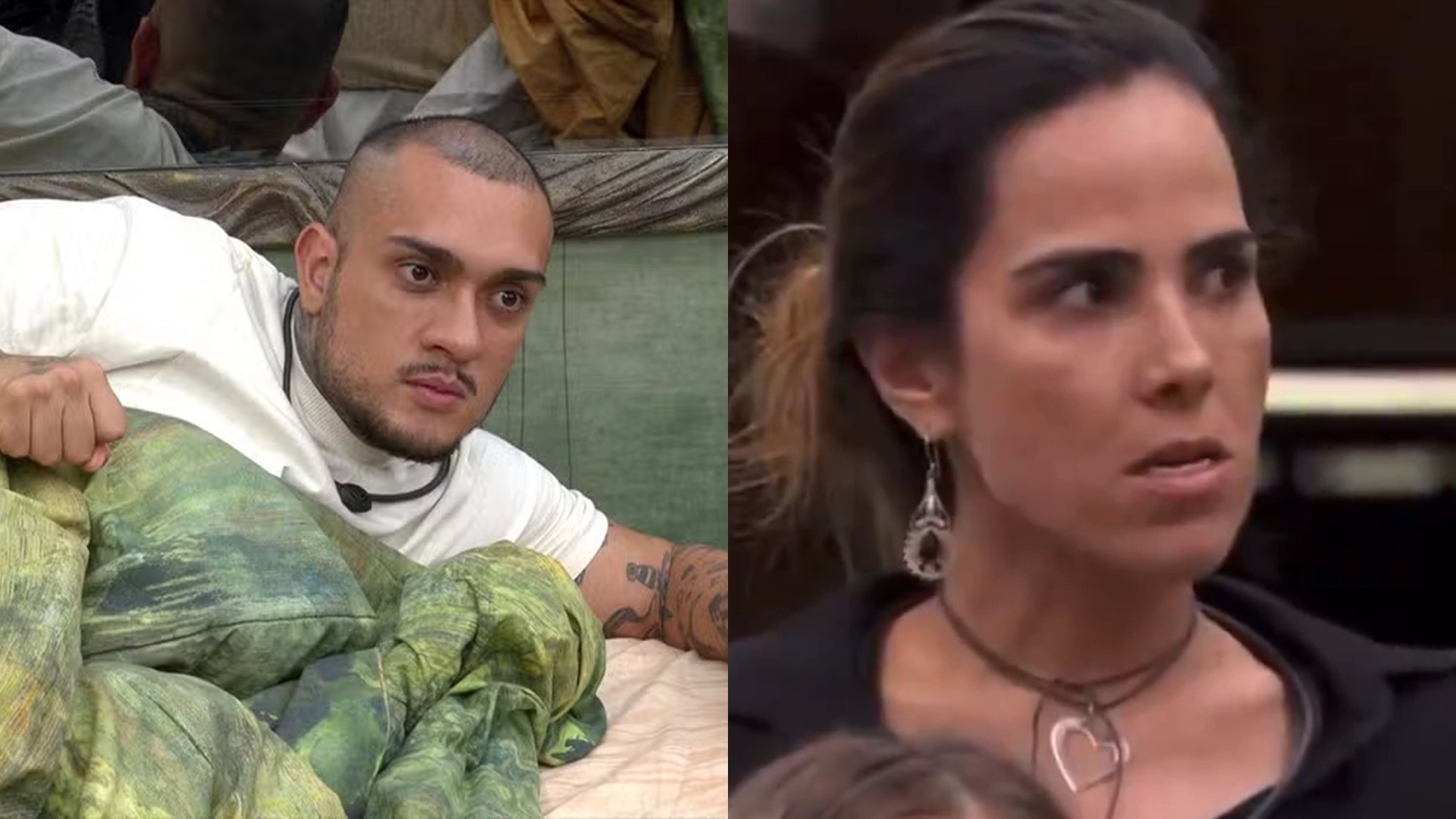 BBB 24: MC Bin Laden detona olhar de Wanessa em briga com Davi: “Com ódio”