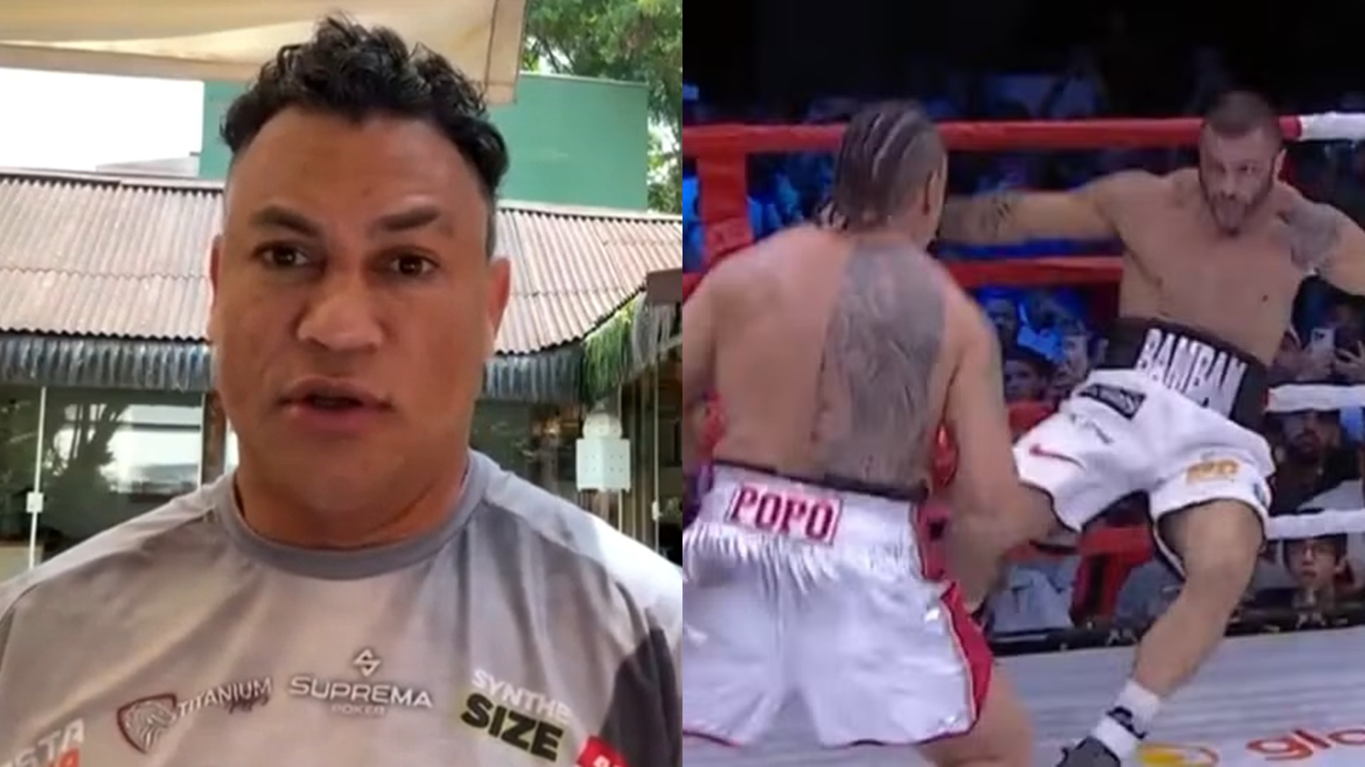 Popó chama Bambam de frouxo após vencer luta: “Ele falou assim: eu vou morrer”