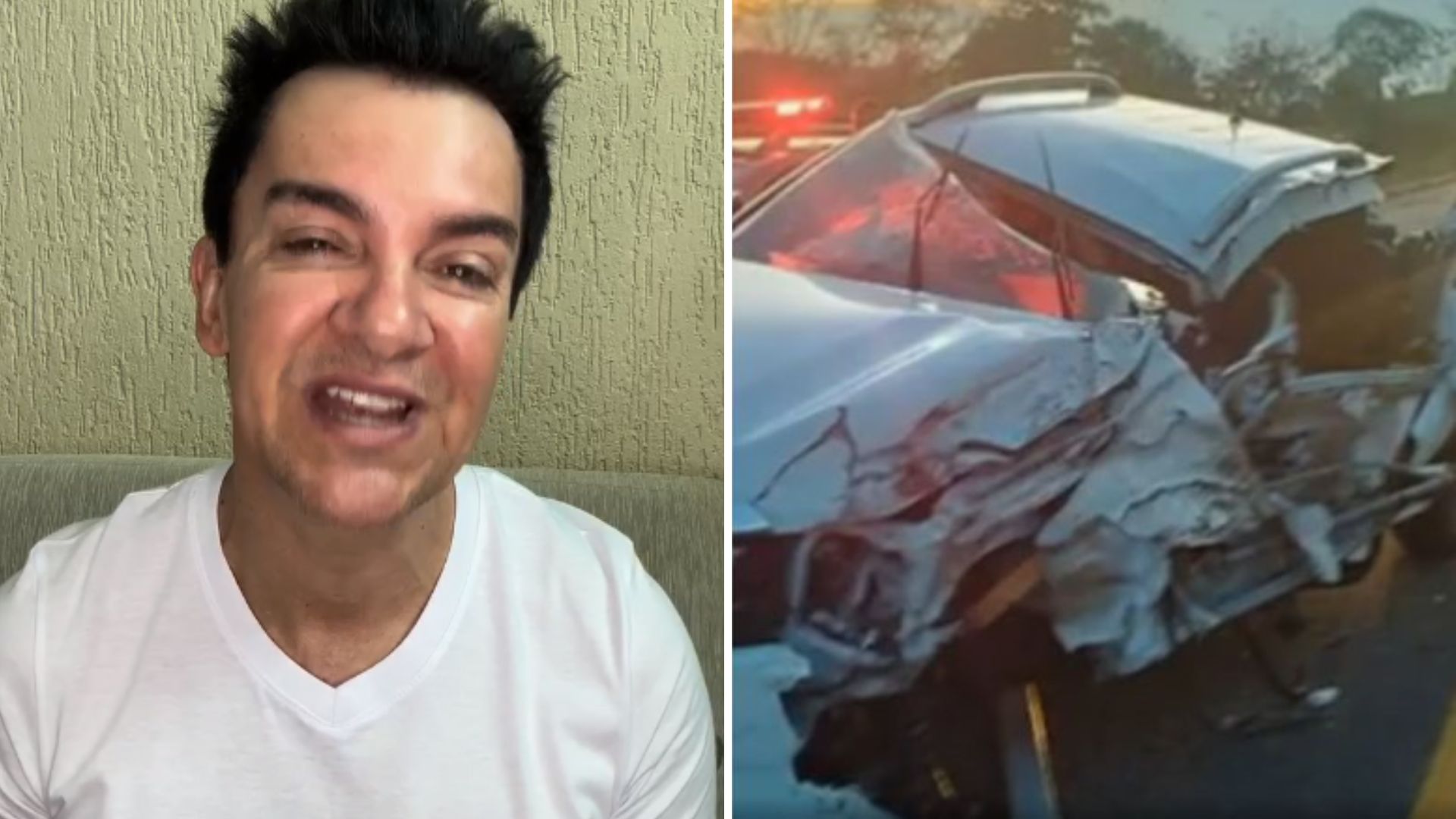 Regis Danese pede orações seis meses após grave acidente: “Pancada forte”