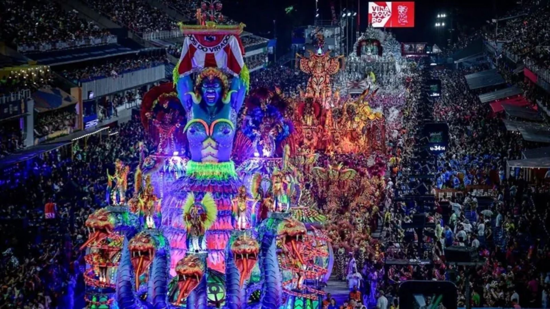 Viradouro vence Carnaval do Rio, mas pontuação pode mudar a qualquer momento