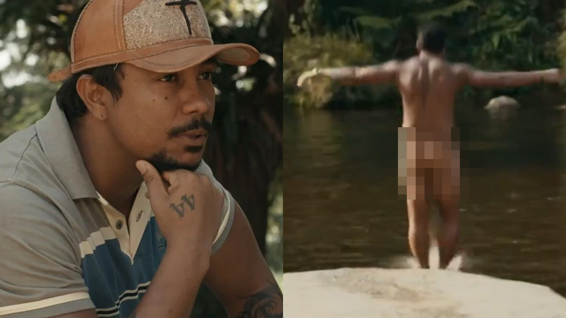Renascer: Xamã mostra bumbum em cena quente e público reage: “Peladão”