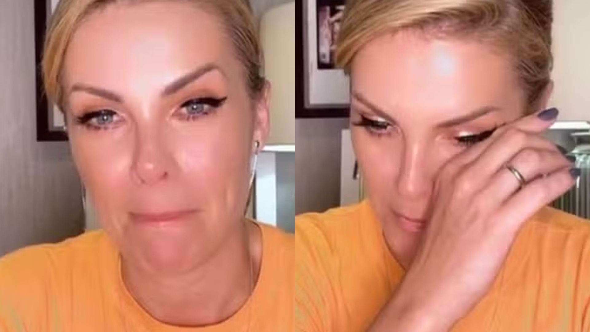 Ana Hickmann cai no choro ao falar sobre violência contra mulher: “Vergonha”
