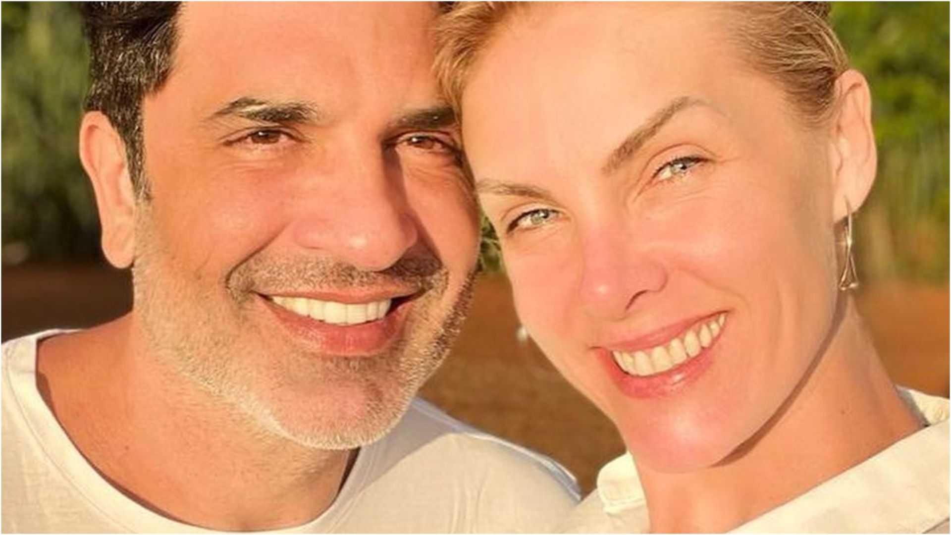 Ana Hickmann e Edu Guedes são flagrados embarcando em jatinho particular