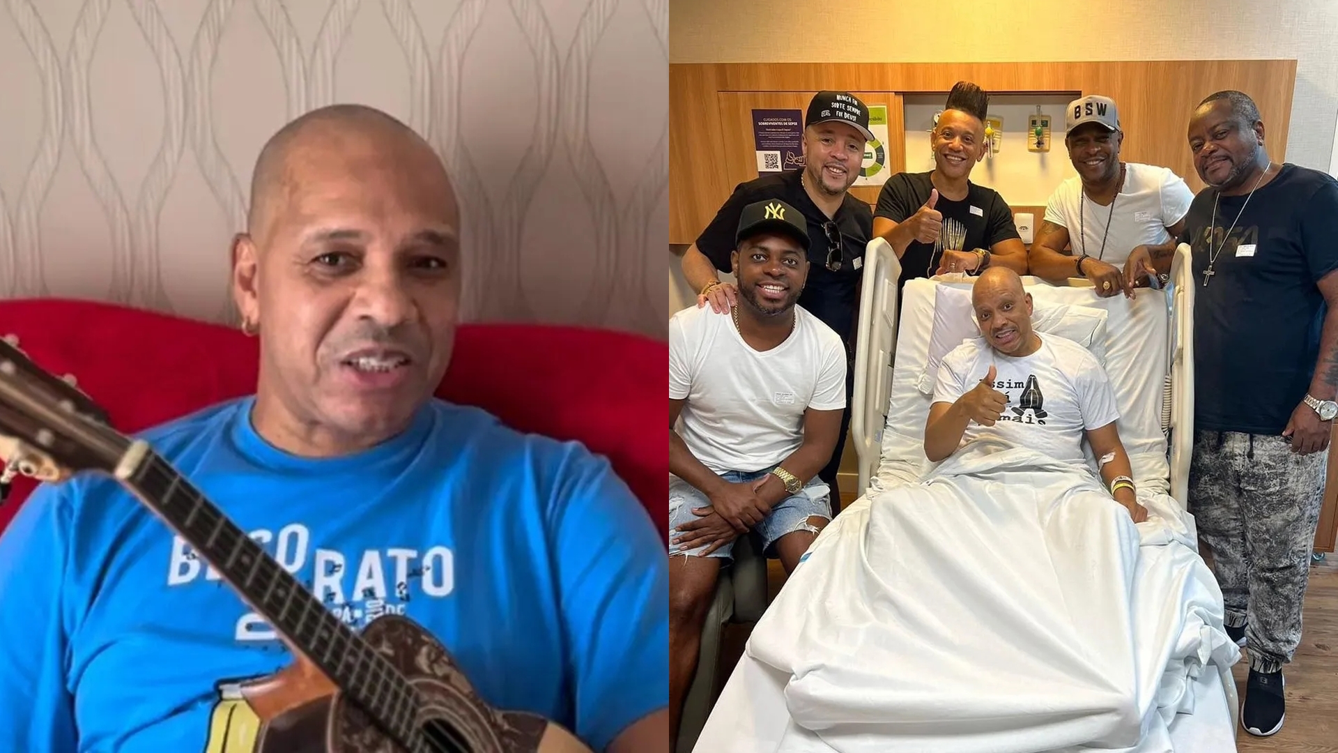 Lutando contra câncer, Anderson do Molejo passa por imunoterapia e banda pede oraçoes